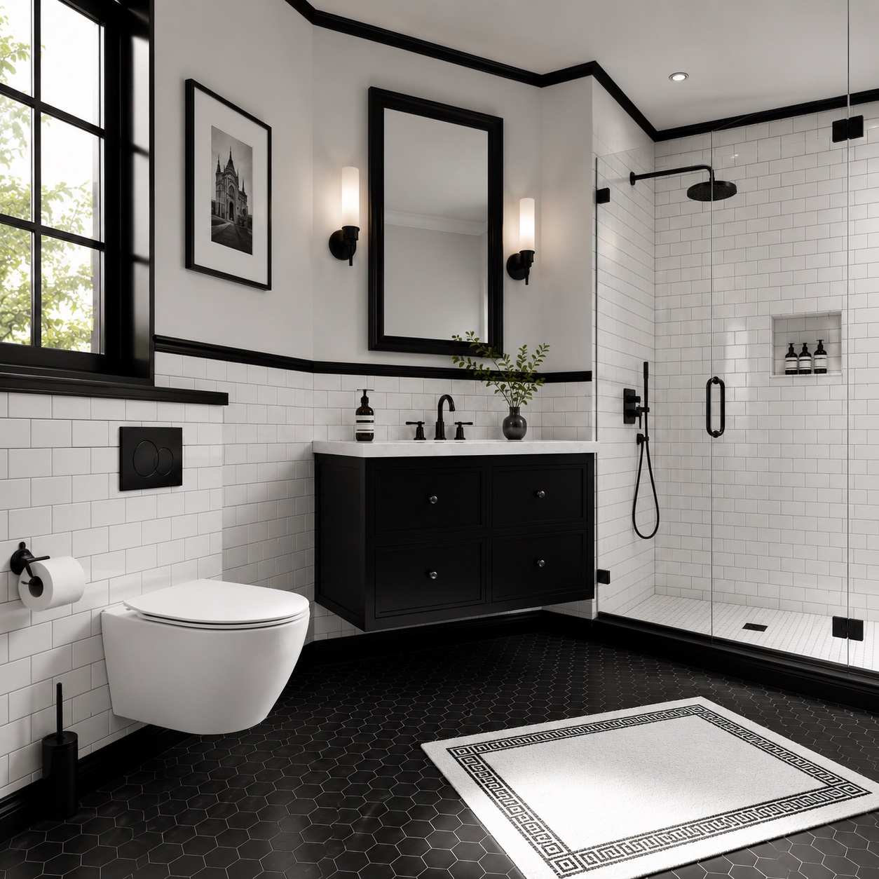 BF2375 Wall-Hung Ceramic Toilet with Cyclone Flushing