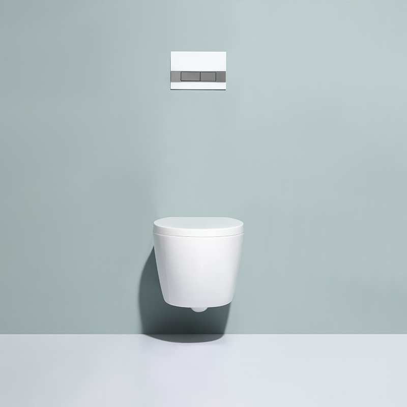 BF2375 Wall-Hung Ceramic Toilet with Cyclone Flushing and Soft Close UF Seat
