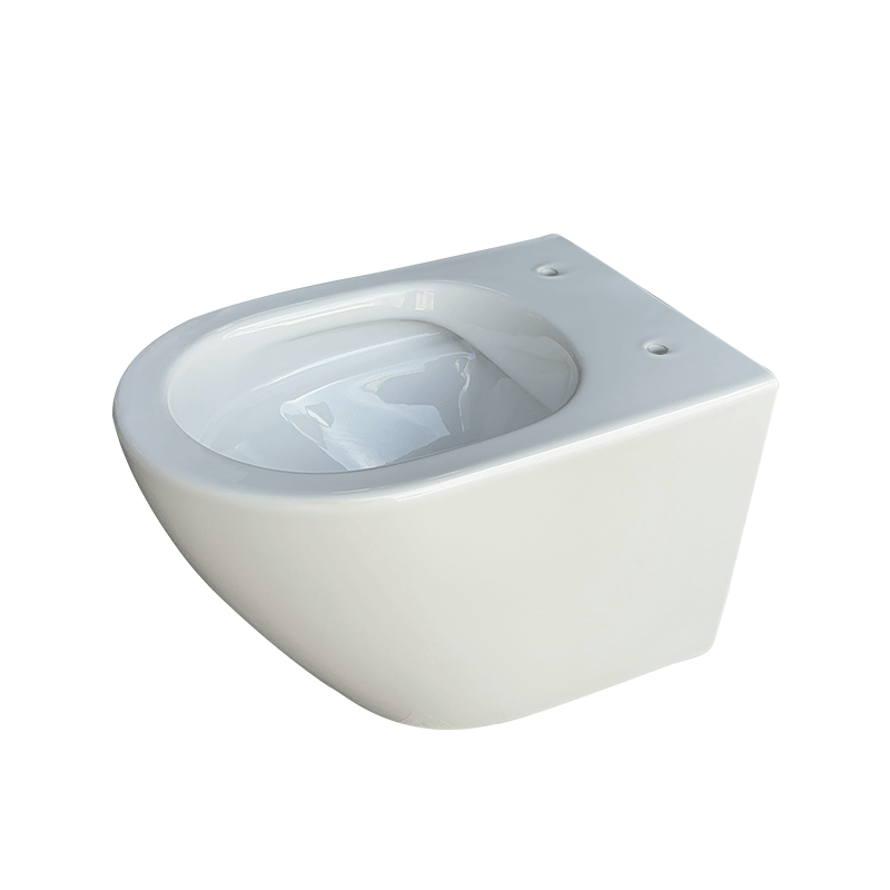 Modern Wall-Hung Ceramic Toilet with Soft Close Lid