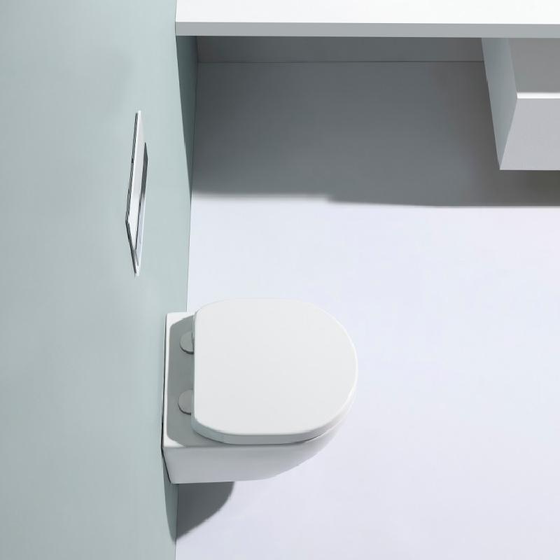 BF2412 Industrial Wall-Mounted Toilet Chic European Design with Robust Build Rimless & Hygienic Easy Clean Features