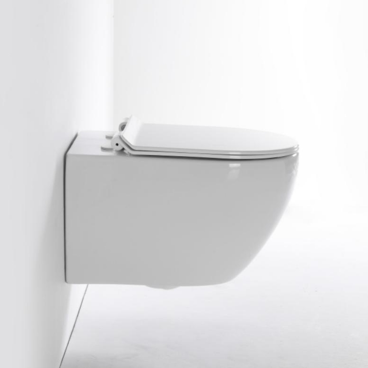 BF2416 Glossy White Vortex Wall Hung Toilet Ceramic Bathroom WC