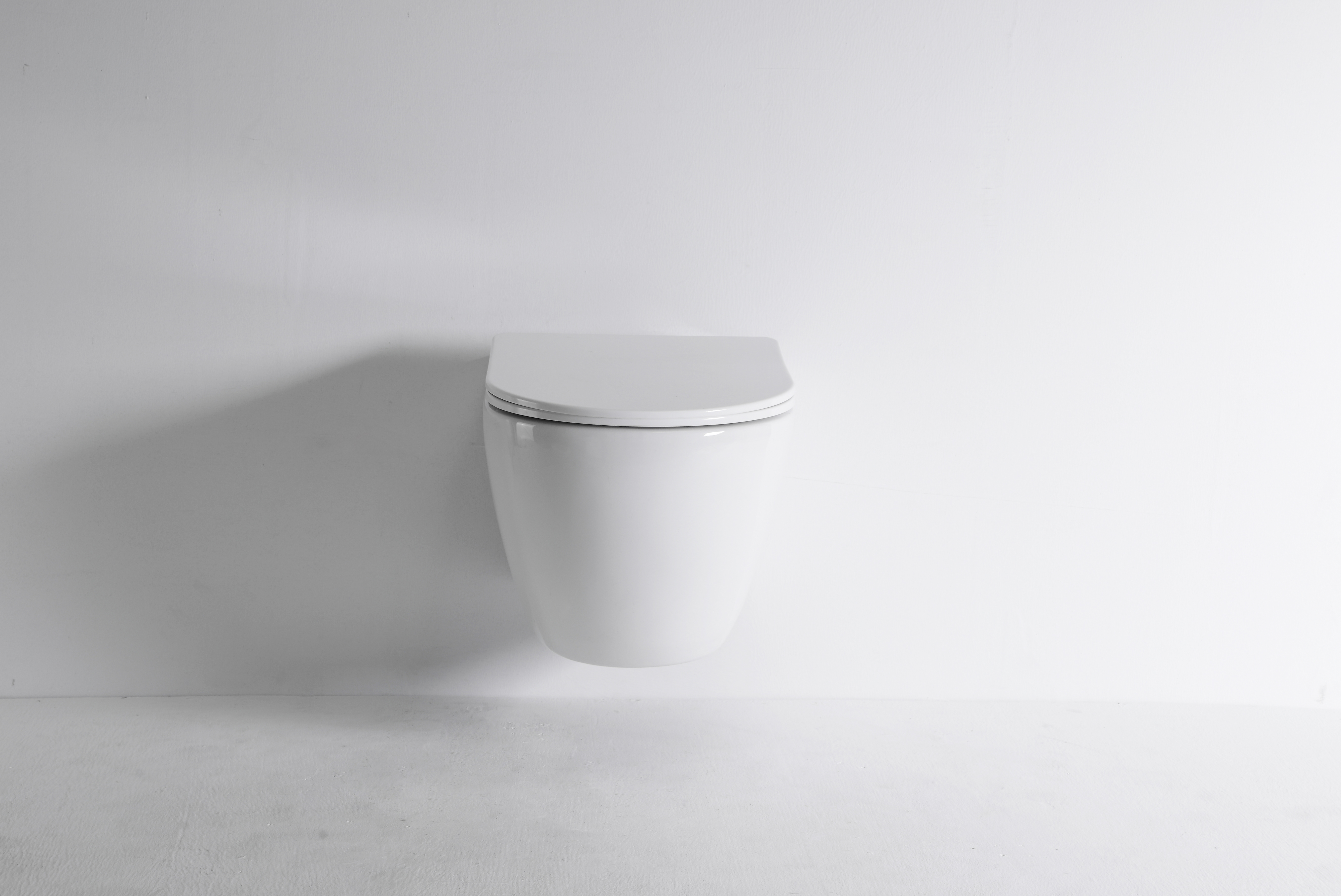 Vortex Wall Hung Toilet - Model BF2416, Self-Cleaning with Washdown & Rimless Flushing