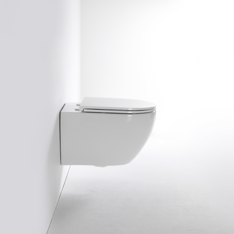 Minimalist Wall-Hung Toilet 2416E – Space-Saving, Silent Flush, Slim Design