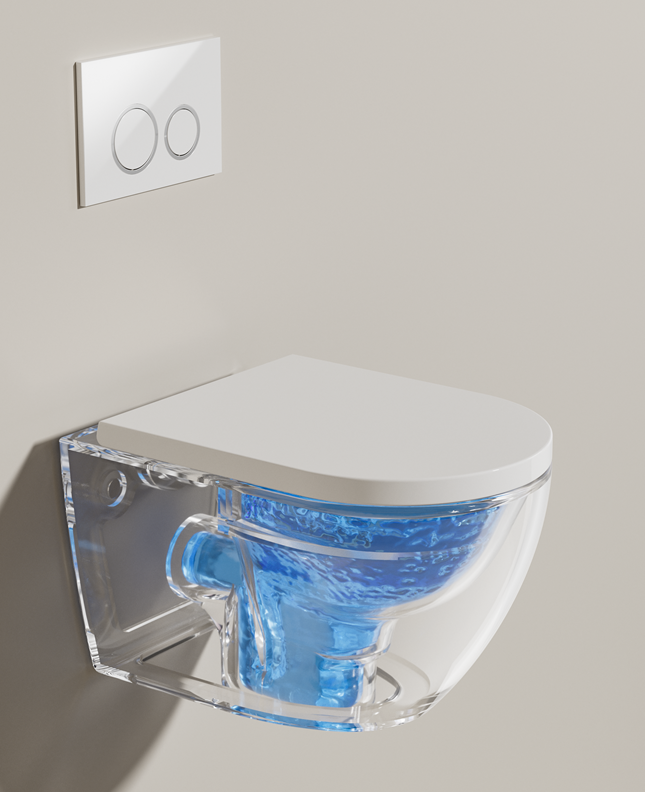 4.5L Vortex Wall Hung Toilet – Modern Design, Space-Saving, Powerful Flush