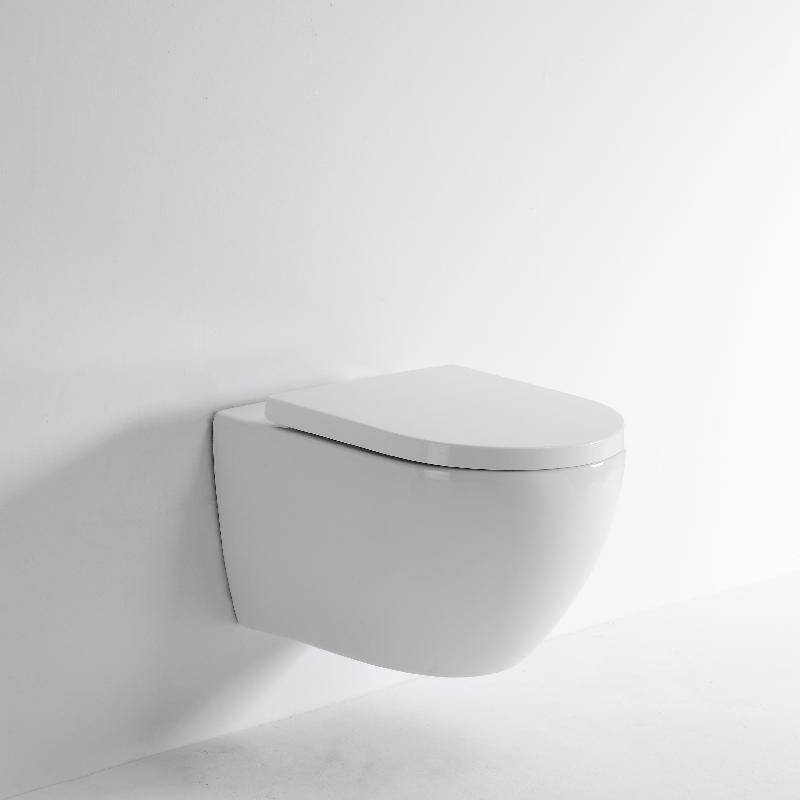 Quiet and Powerful Flushing Ceramic Wall-Hung Toilet - BF2416