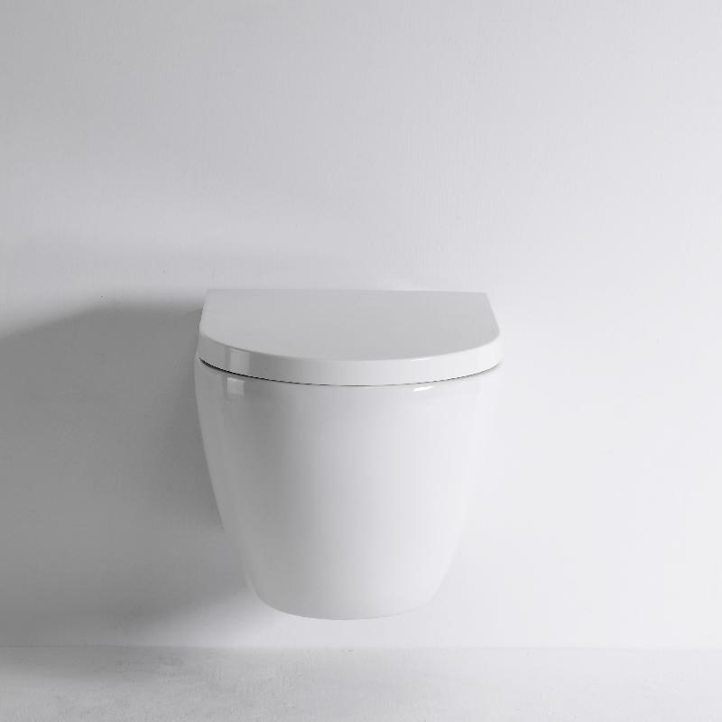 Quiet and Powerful Flushing Ceramic Wall-Hung Toilet - BF2416