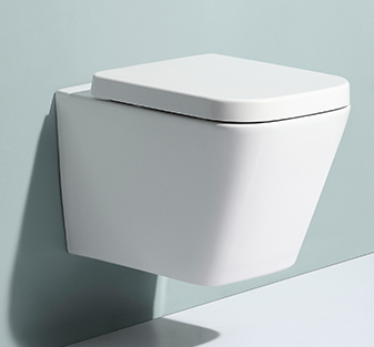 BEFEN2417  Modern Wall-Hung Toilet | Space-Saving Ceramic Toilet with Soft Close Seat