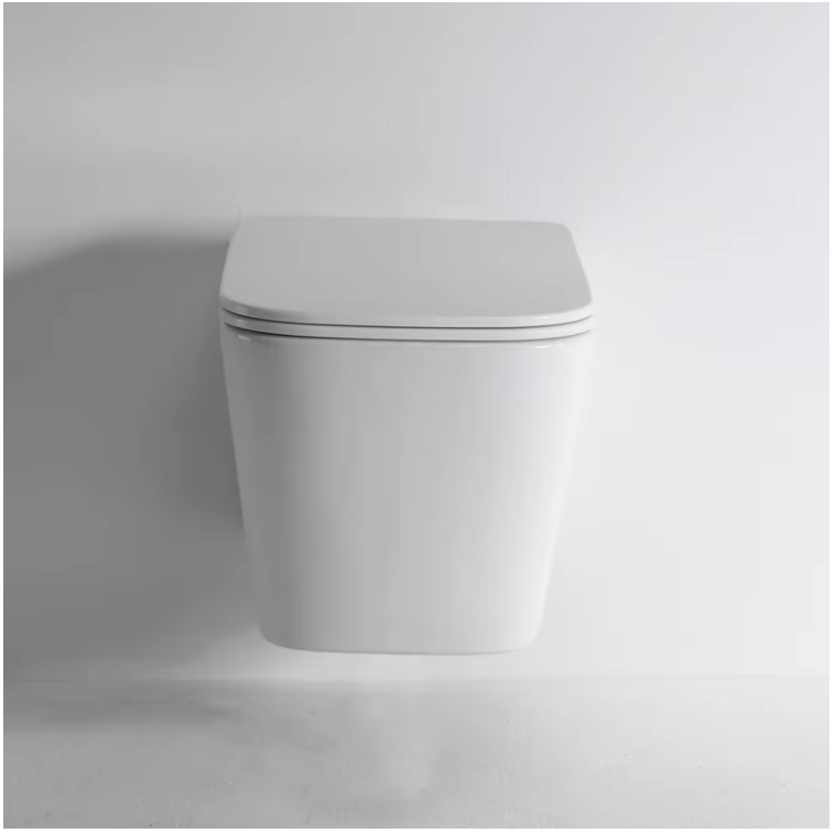 BF2417D Wall-Hung Toilet with Soft-Close Seat and Minimalist Design