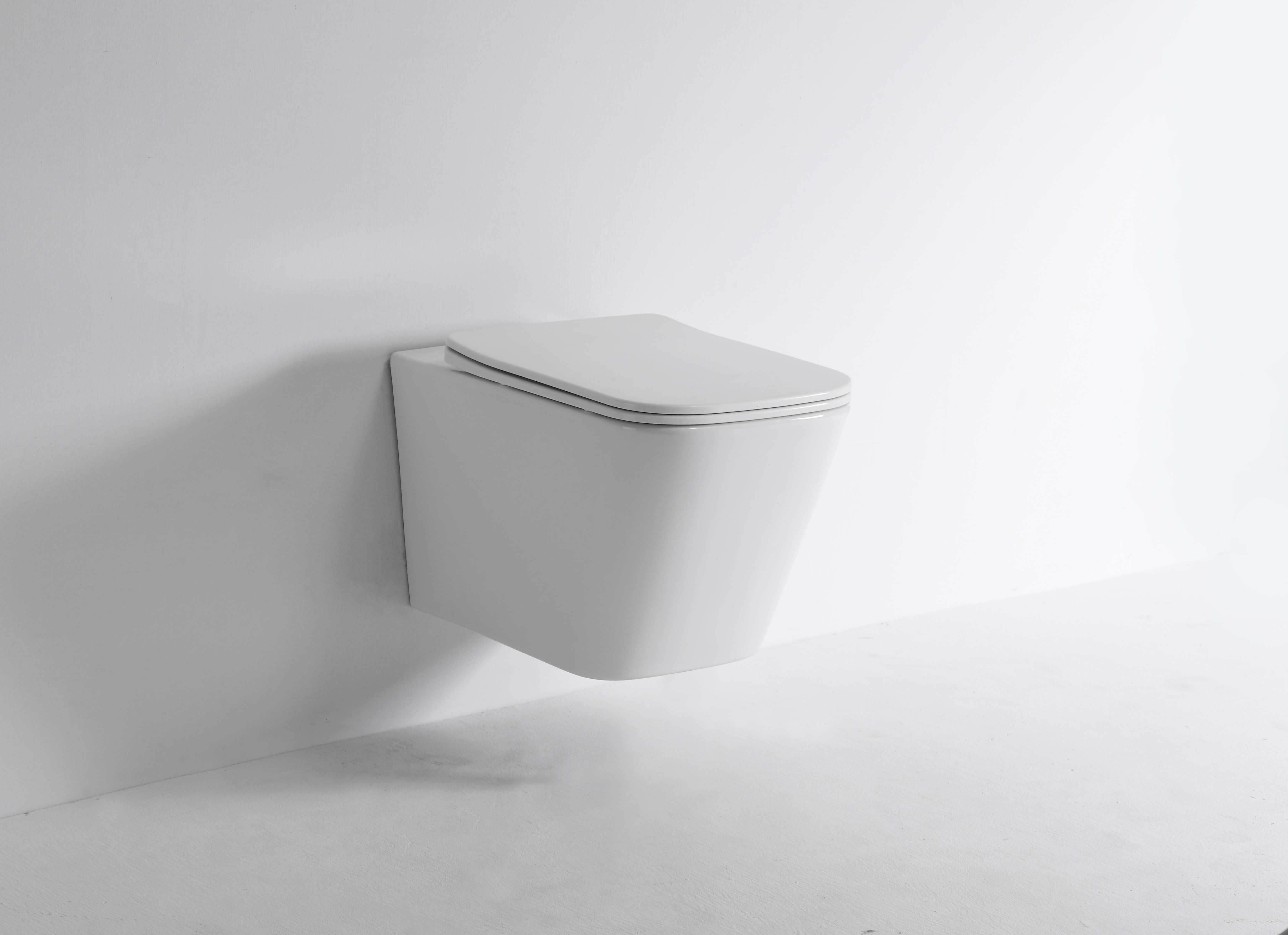 Wandhängendes WC 2417D – Modernes, platzsparendes, spülrandloses Design