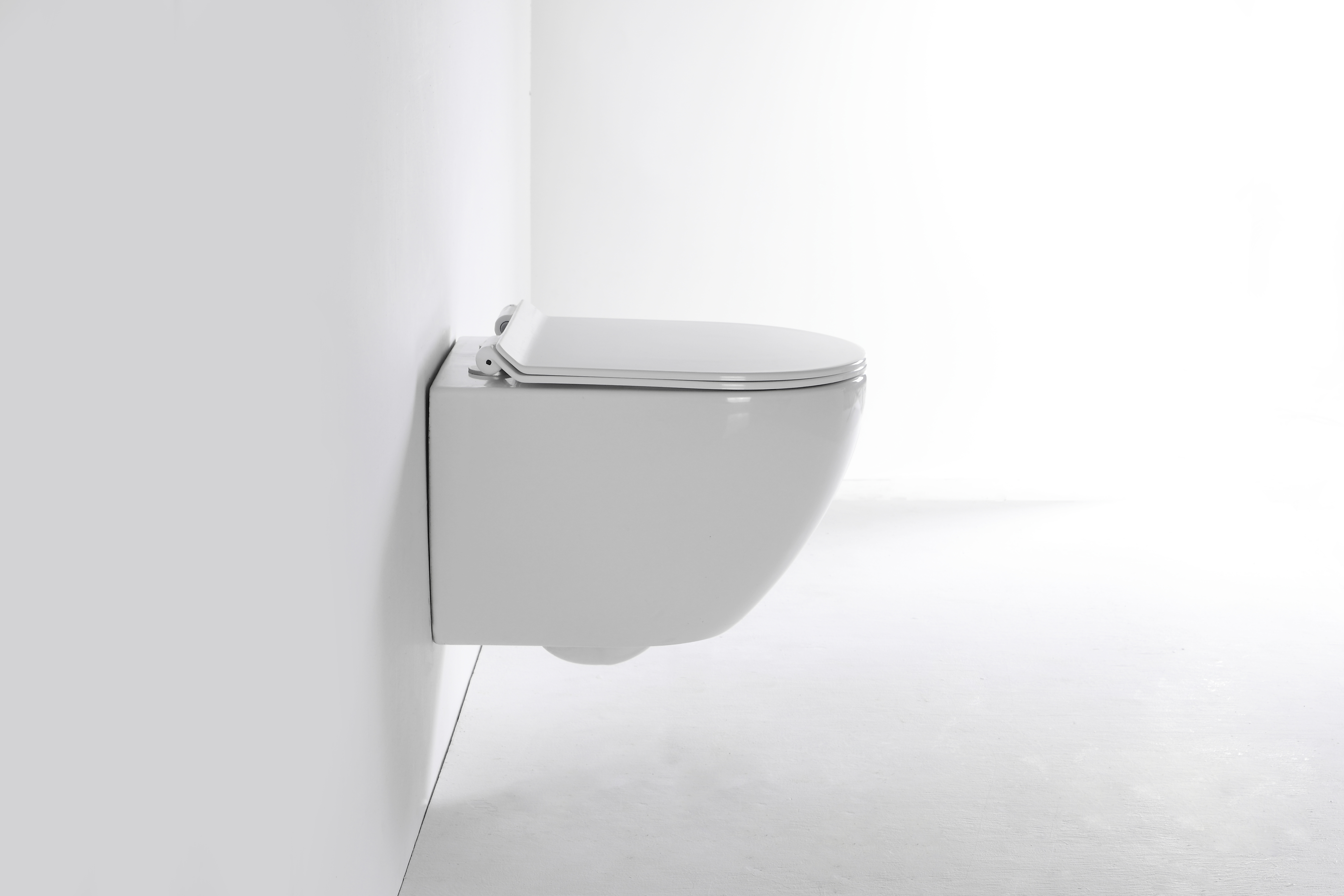 Wall-Hung Toilet 2418A – Ultra Vortex Flush Modern Ceramic WC