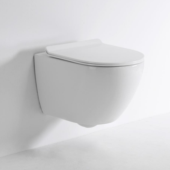 Wall-Hung Toilet 2418A – Ultra Vortex Flush Modern Ceramic WC