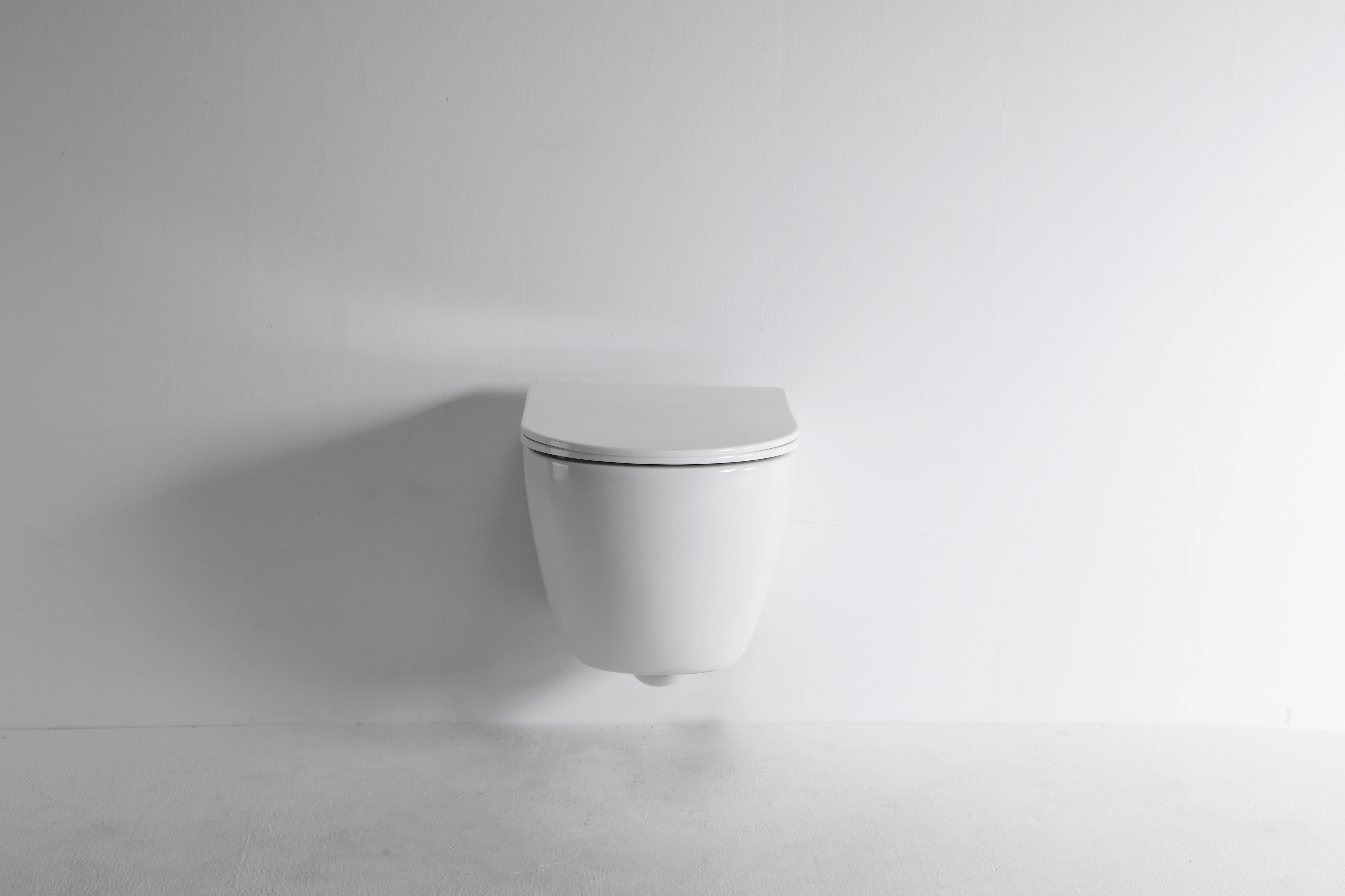 Wall-Hung Toilet 2418D – Sleek Round Design with Rimless, Space-Saving Performance