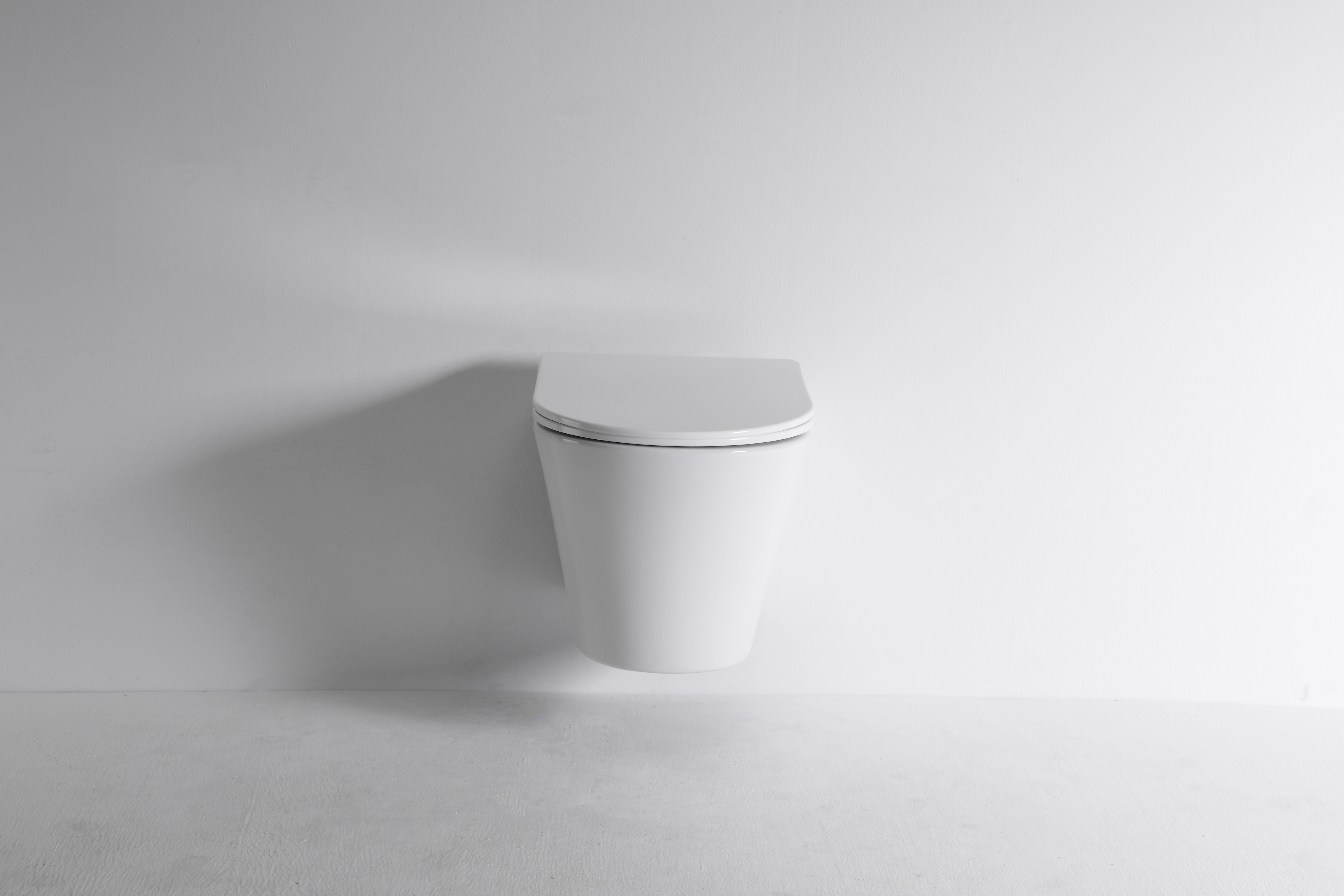 Wall-Hung Toilet 2419D – Slimline Rimless Design with Soft Close Seat & Water Saving Flush