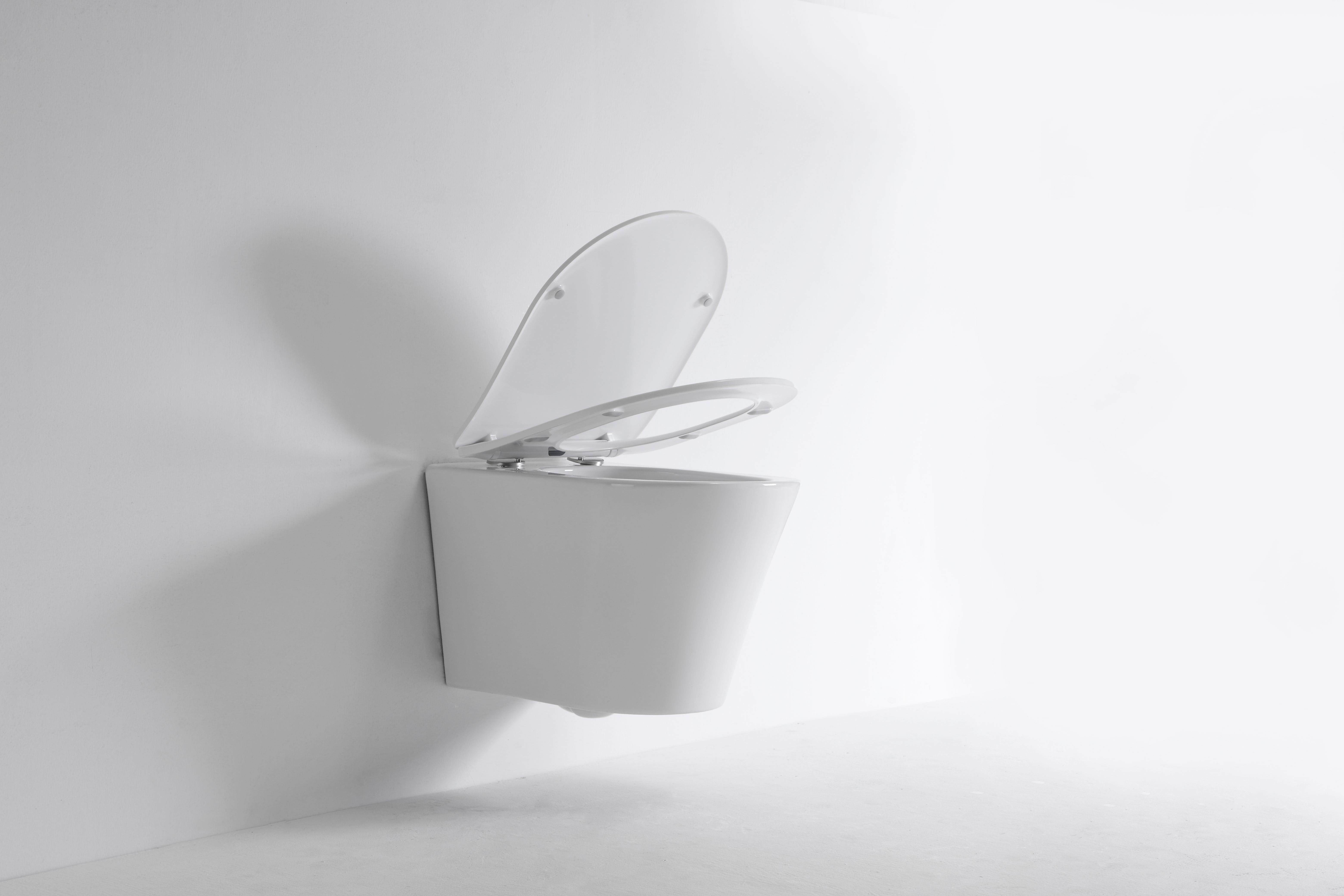 Wall-Hung Toilet 2419D – Slimline Rimless Design with Soft Close Seat & Water Saving Flush