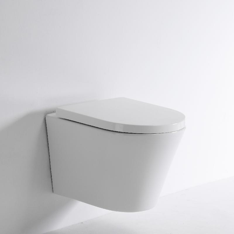 Modern Wall-Hung Toilet with Quiet and Powerful Flushing - 2419