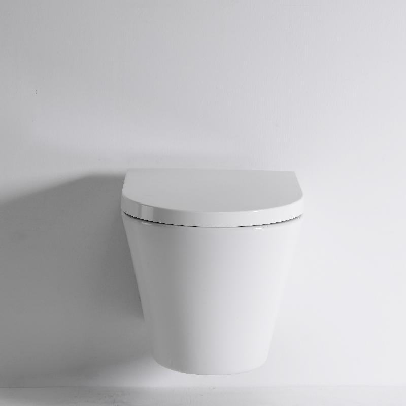 Modern Wall-Hung Toilet with Quiet and Powerful Flushing - 2419