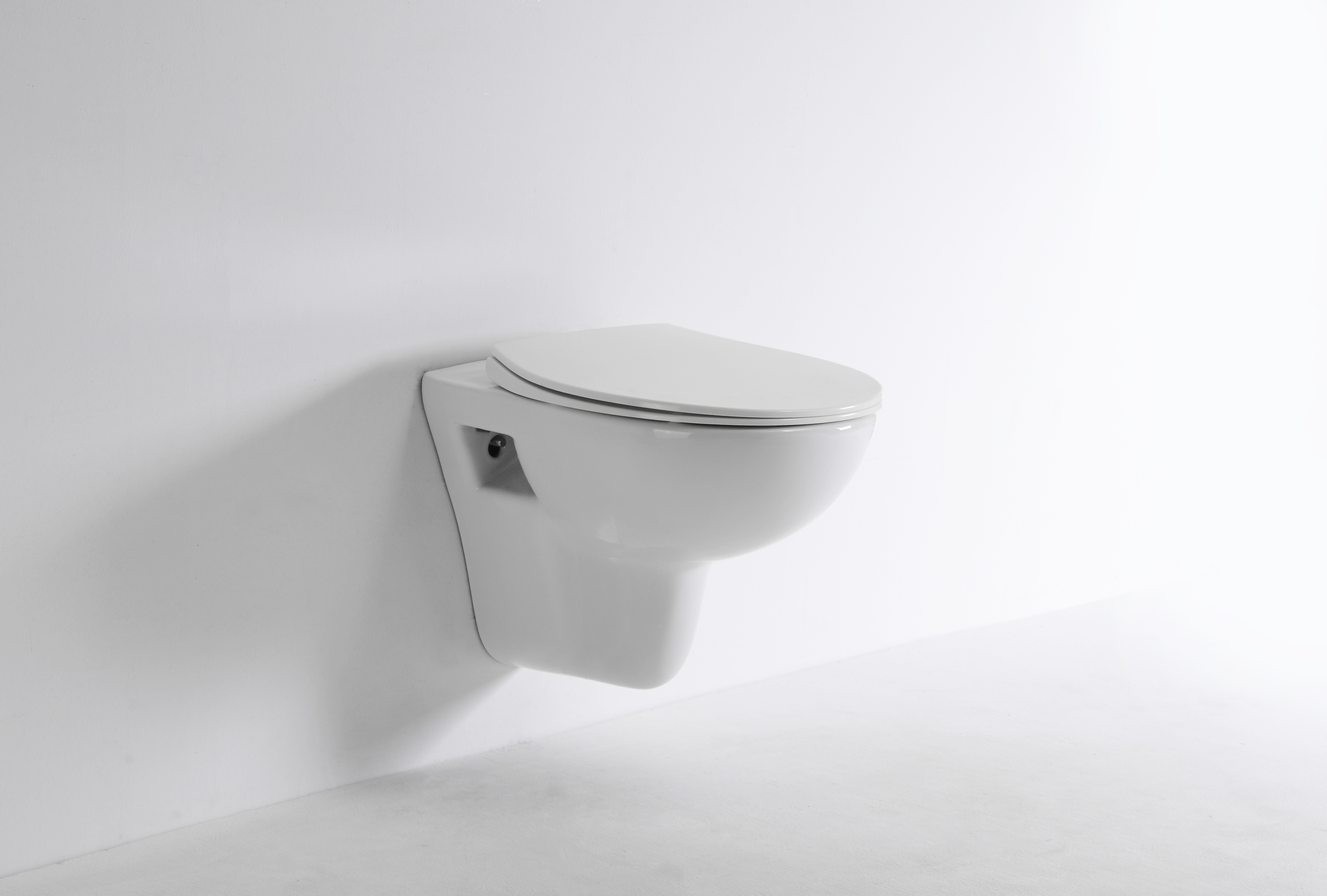 Toilette Suspendue 2420D - WC Moderne en Céramique Sans Bride