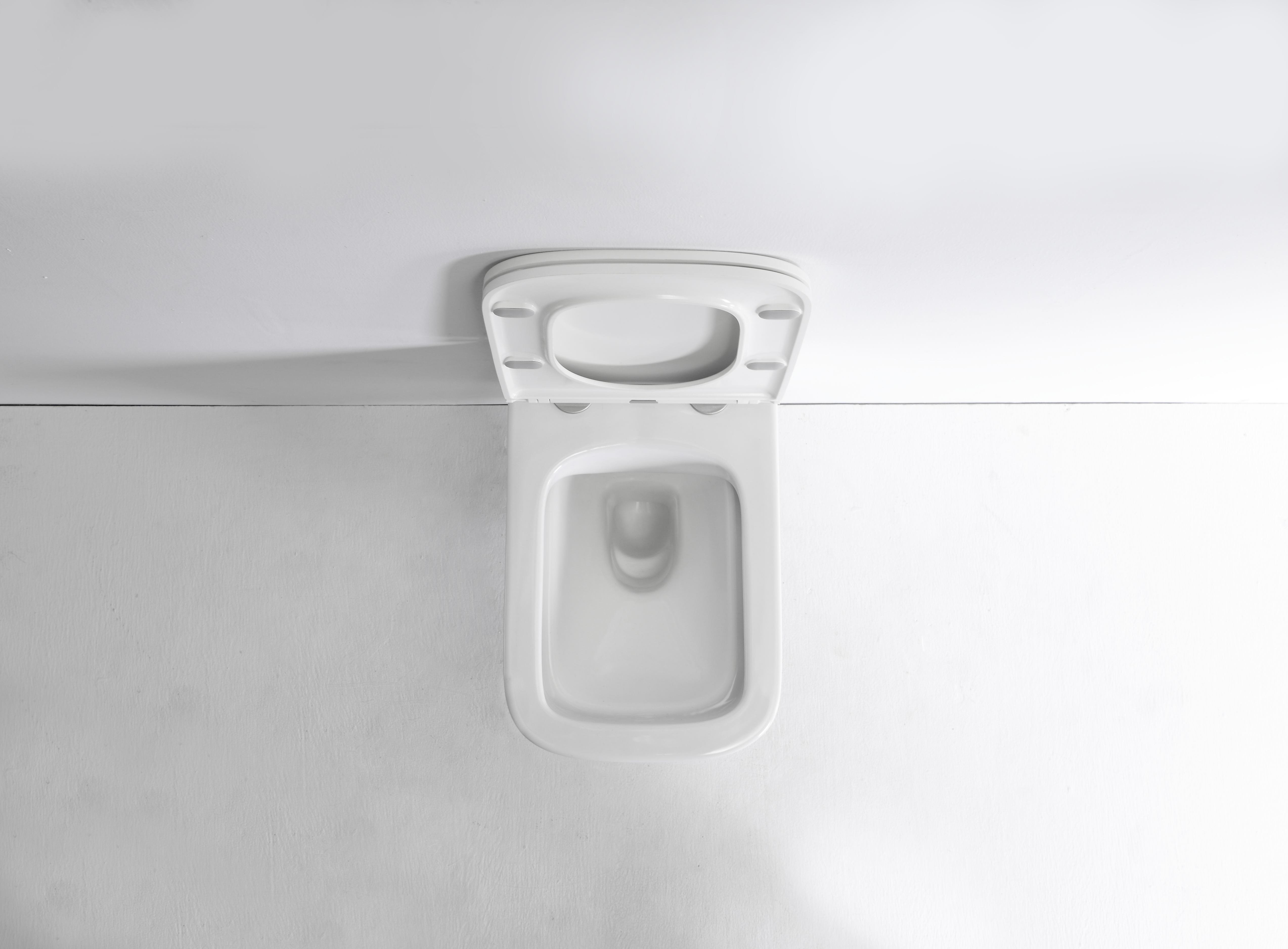 Modern Wall-Hung Toilet 2440E - Compact, Quiet Flush, Water-Saving Ceramic WC