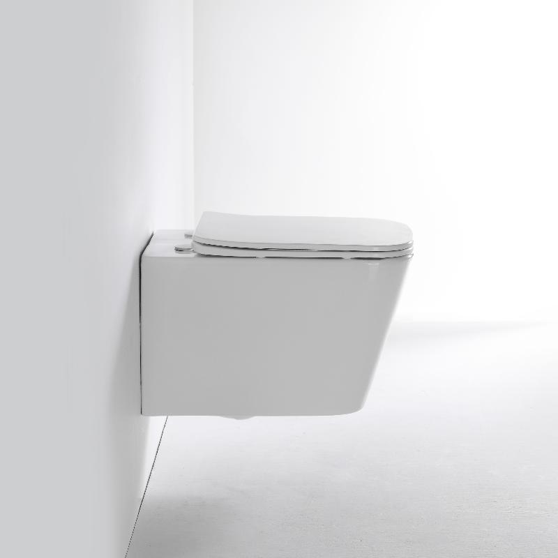 Modern Compact Wall-Hung Toilet 2440D – Silent, Water-Saving, Space-Saving Design