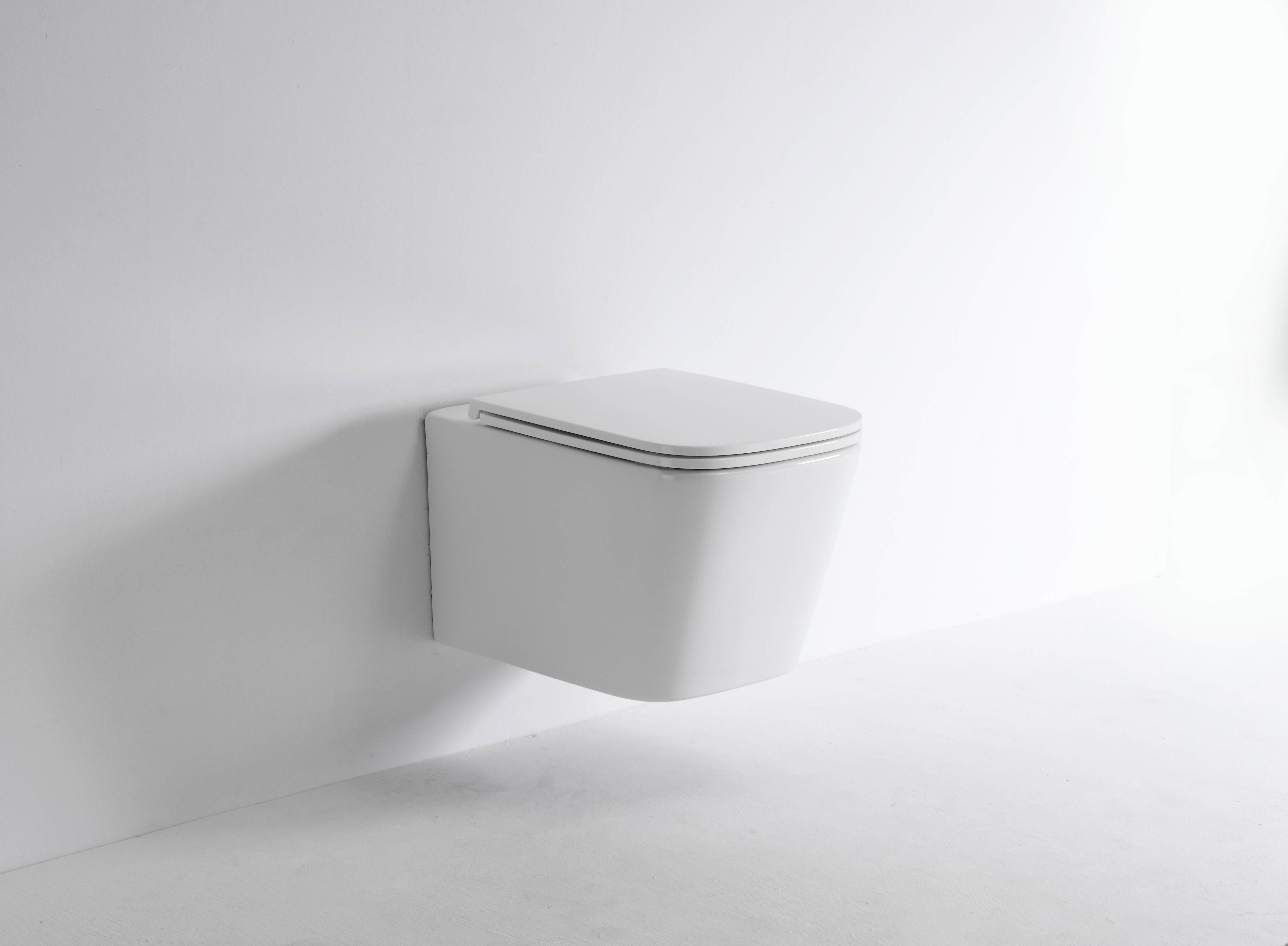 2440E Counter-Flow Rimless Wall Hung Toilet – Modern Concealed Tank Ceramic WC