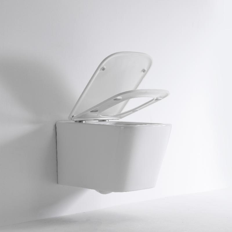 Modern Wall-Hung Toilet 2440E – Space-Saving, Silent Flush, Rimless Hygienic Design