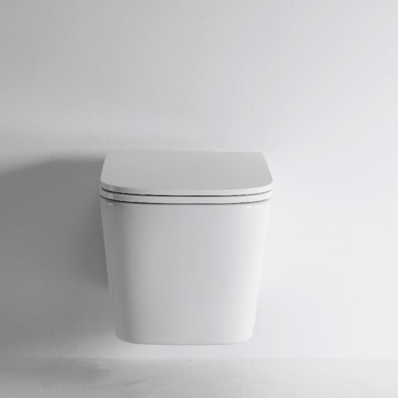 Modern Wall-Hung Toilet 2440E – Space-Saving, Silent Flush, Rimless Hygienic Design