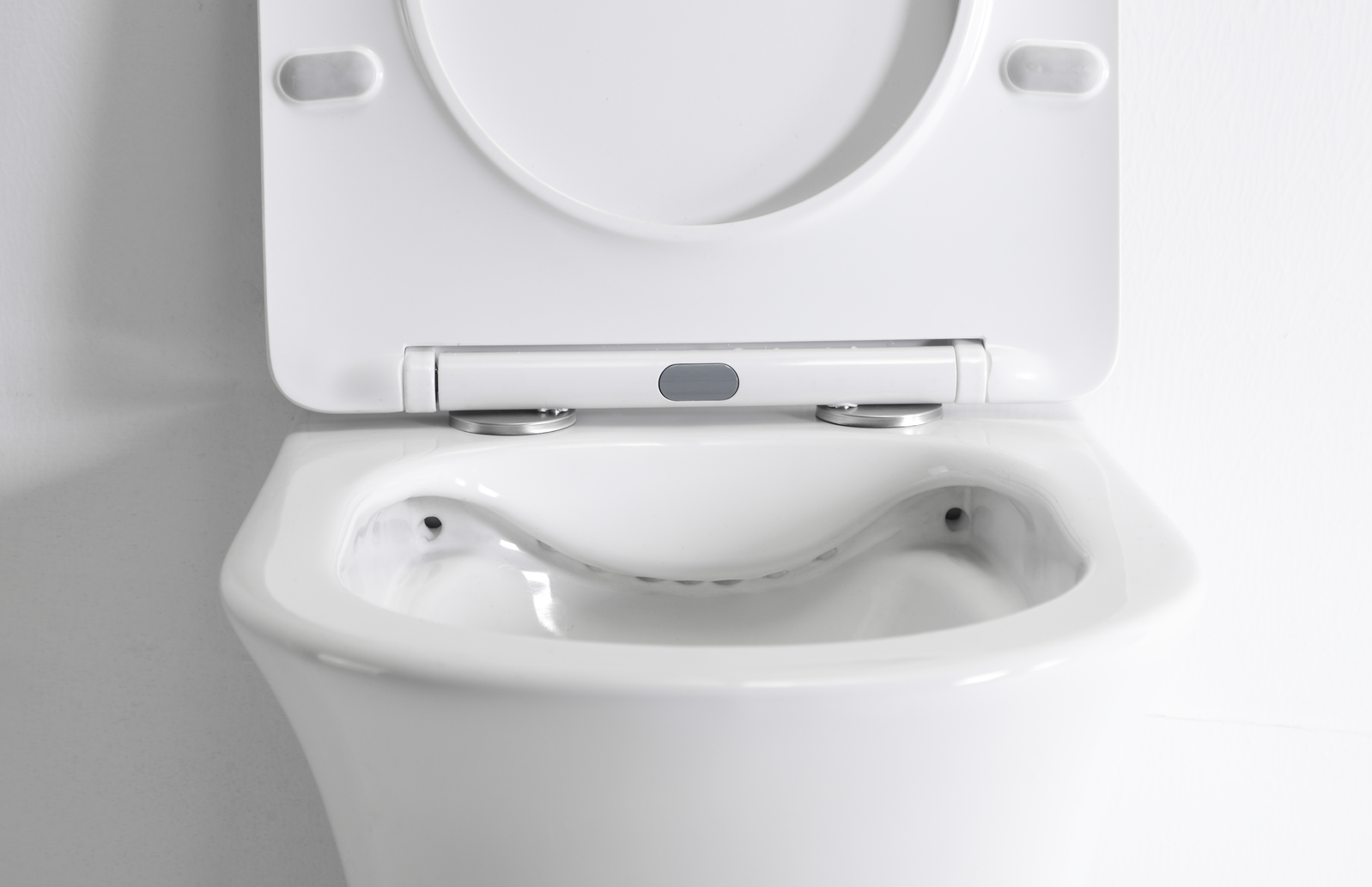 Elegant Round Wall-Hung Toilet 2441E – Rimless, Quiet, Space-Saving Ceramic WC