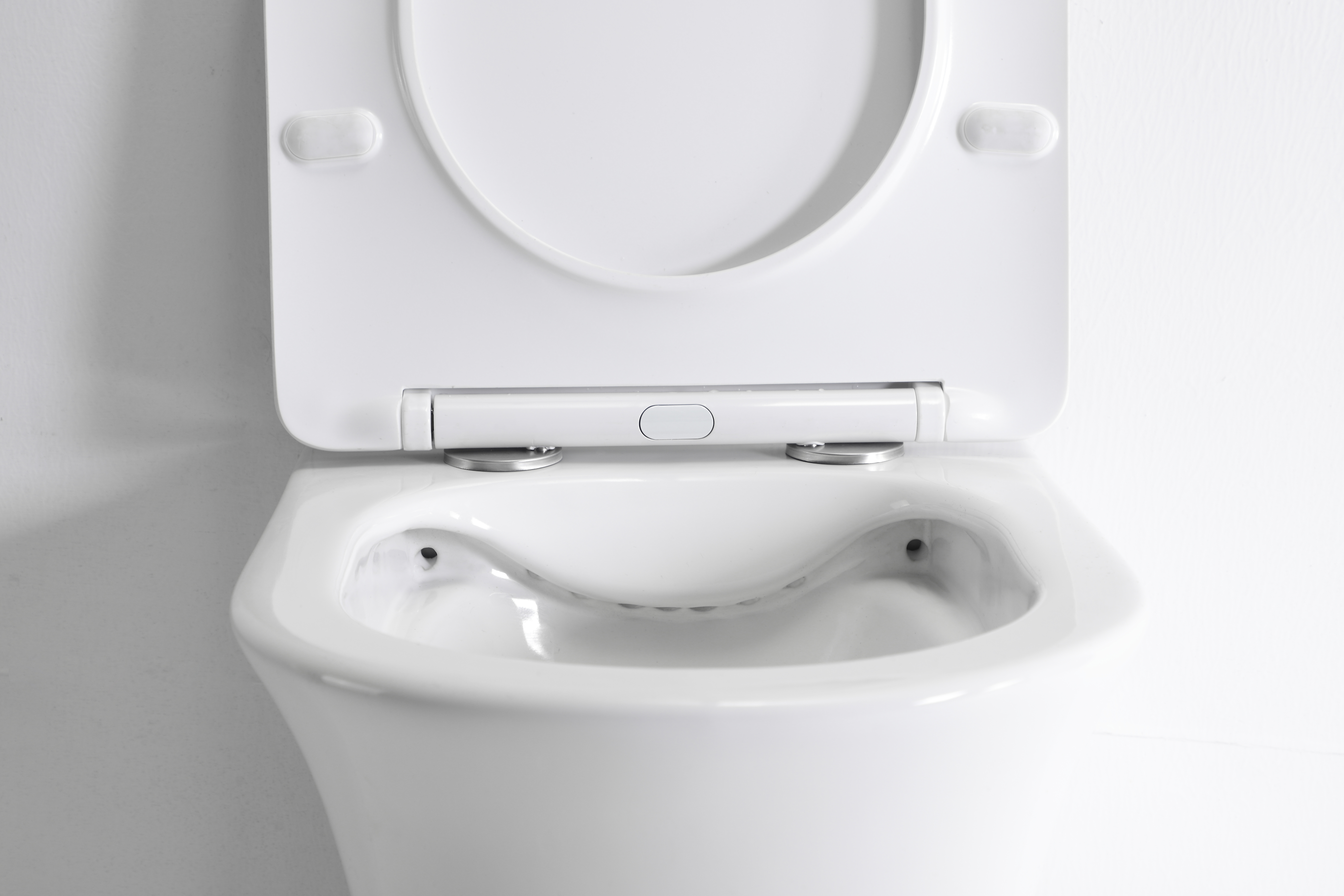 Wall-Hung Toilet 2441D - Rimless Hygienic Design with Soft Close Seat