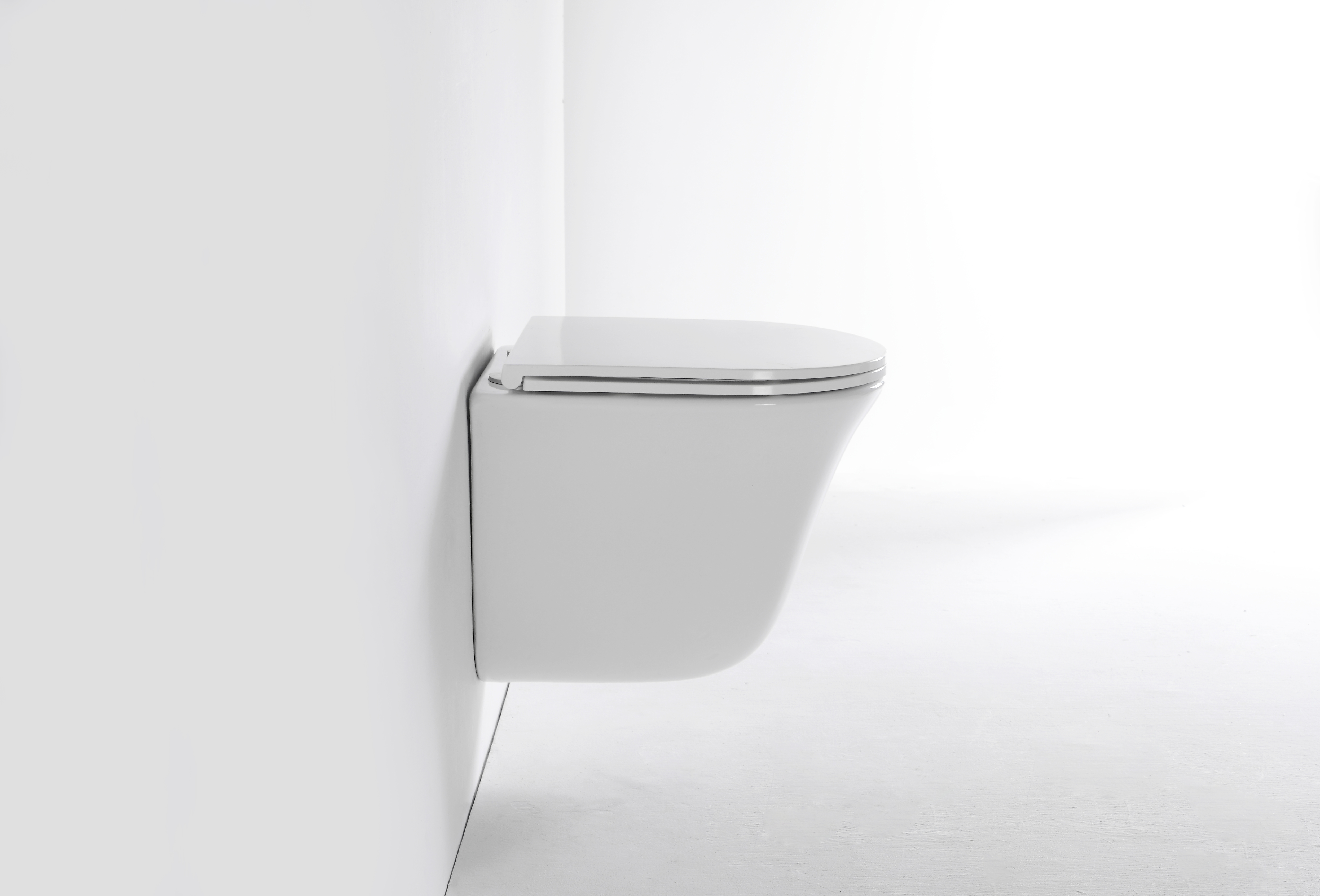 2441E Counter-Flow Rimless Wall Hung Toilet – Modern Concealed Tank Ceramic WC