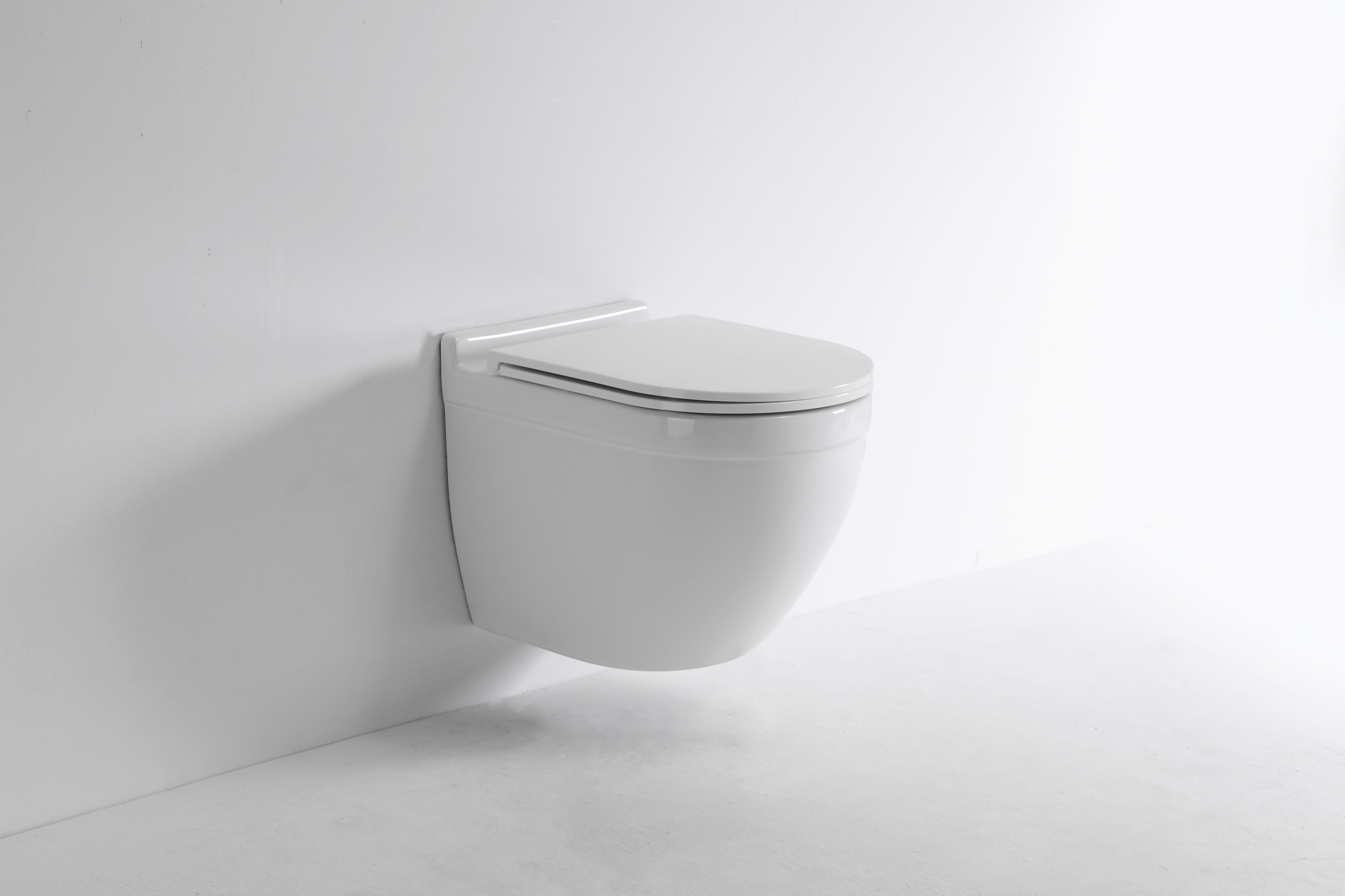 Modern Wall-Hung Toilet 2442E - Space-Saving, Silent, and Water-Efficient