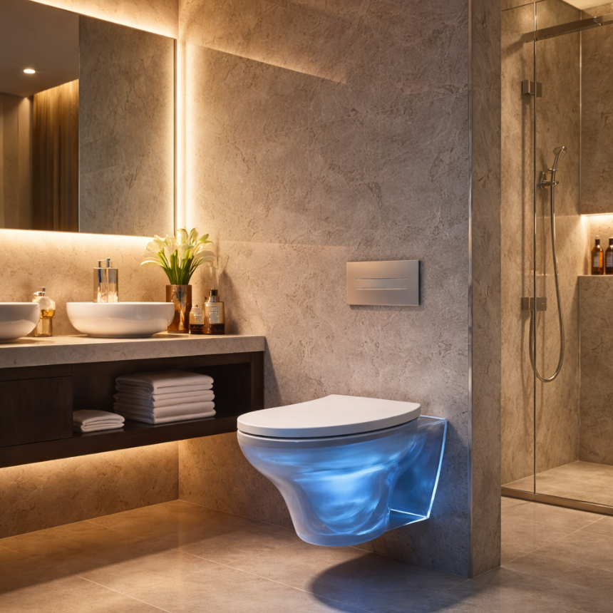 Modern Vortex Flush Wall Hung Toilet 2462D – Sleek & Space-Saving Design