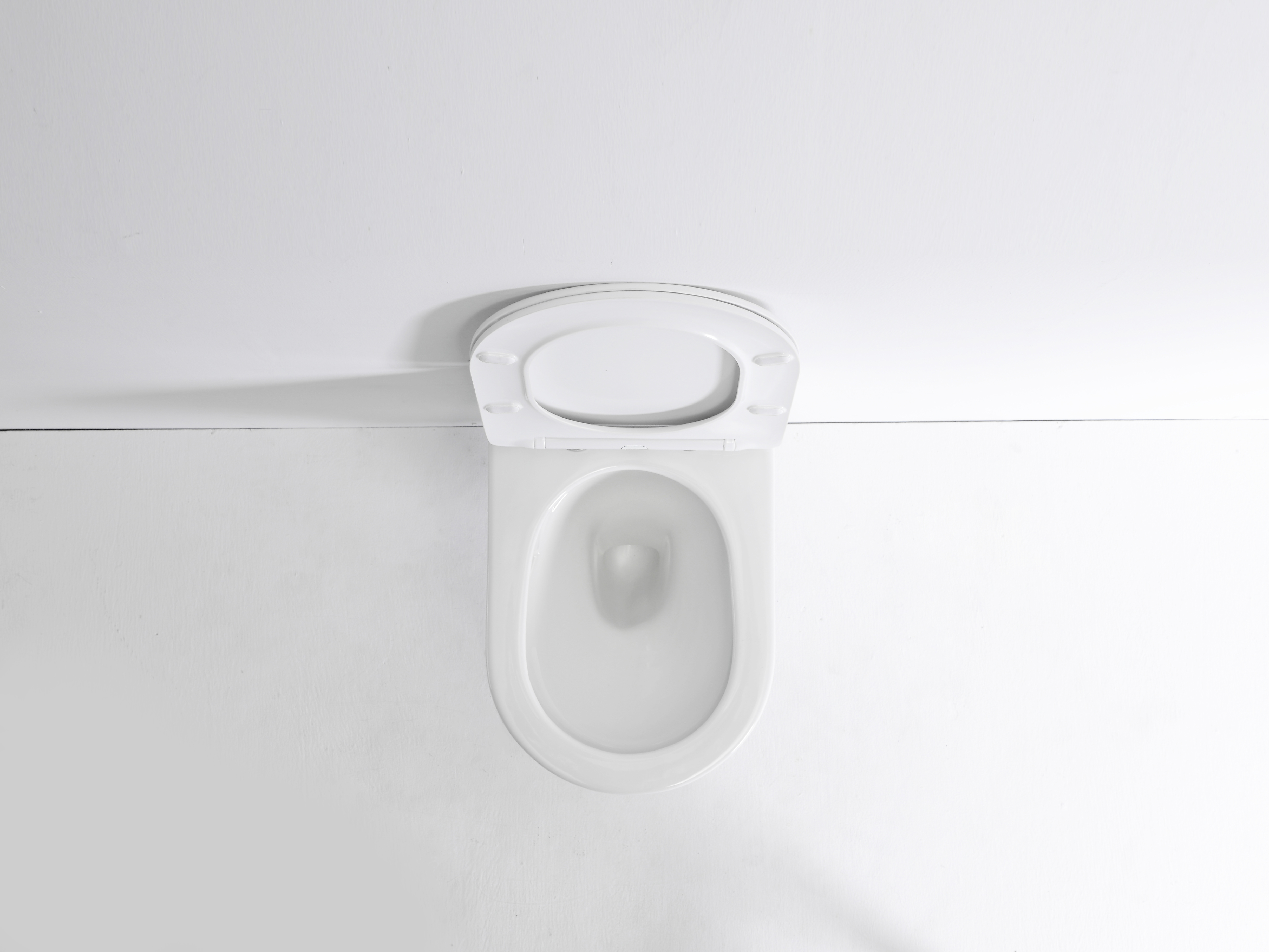 Wall Hung Toilet 2462D - Modern Ceramic Rimless Dual Flush WC