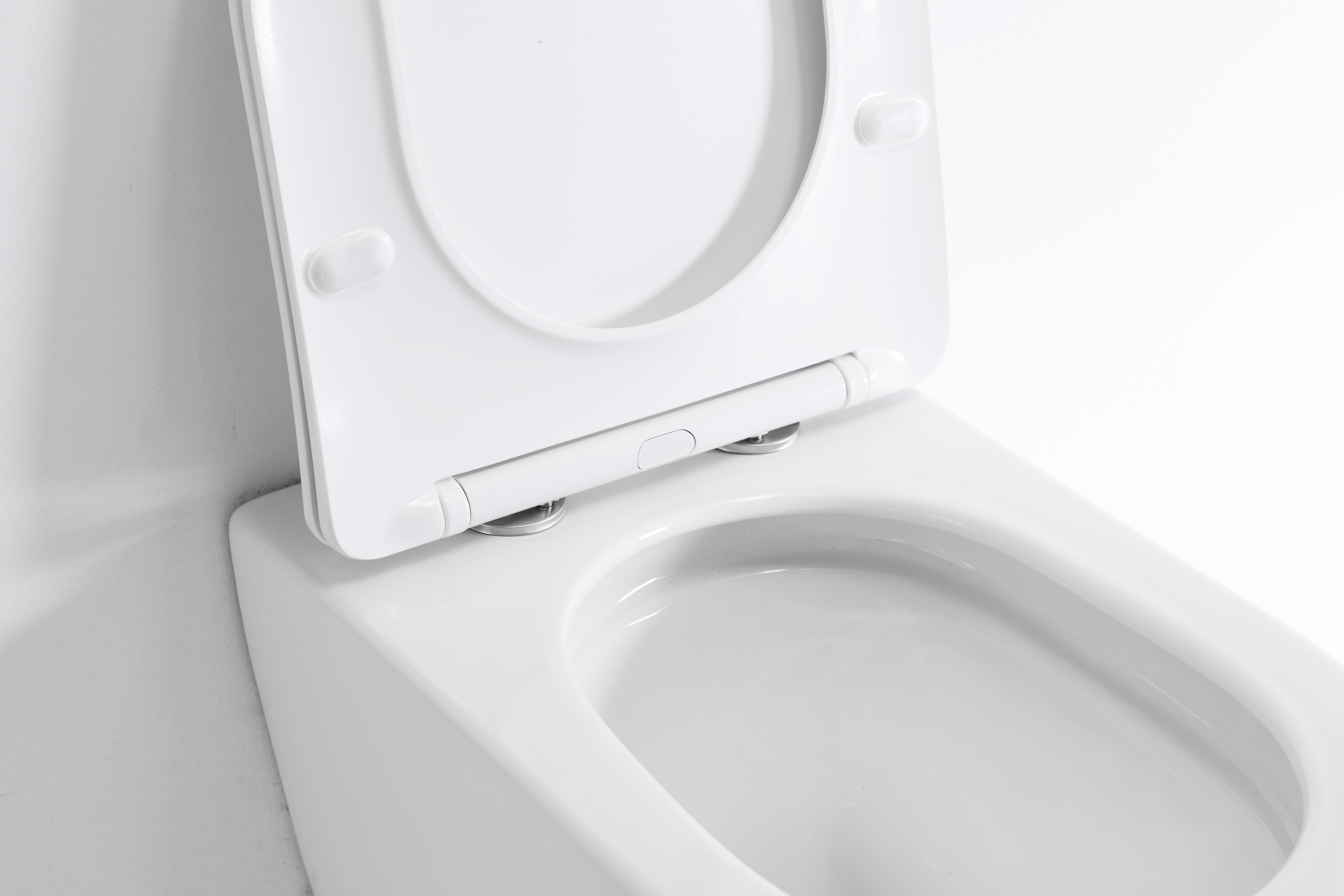 Wall Hung Toilet 2462D - Modern Ceramic Rimless Dual Flush WC
