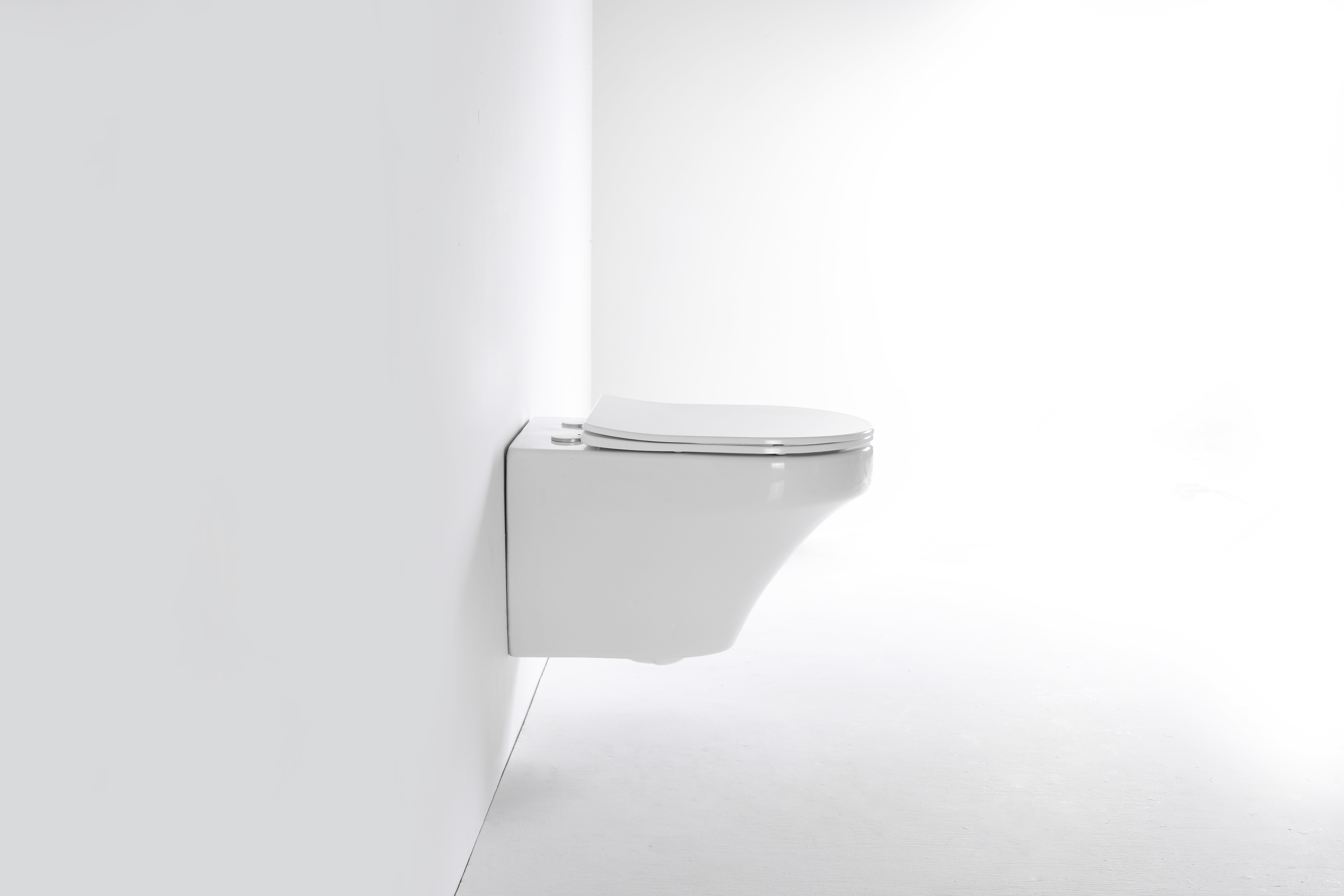 2462D Wall-Hung Toilet – Modern Compact Ceramic WC with Sleek Contours