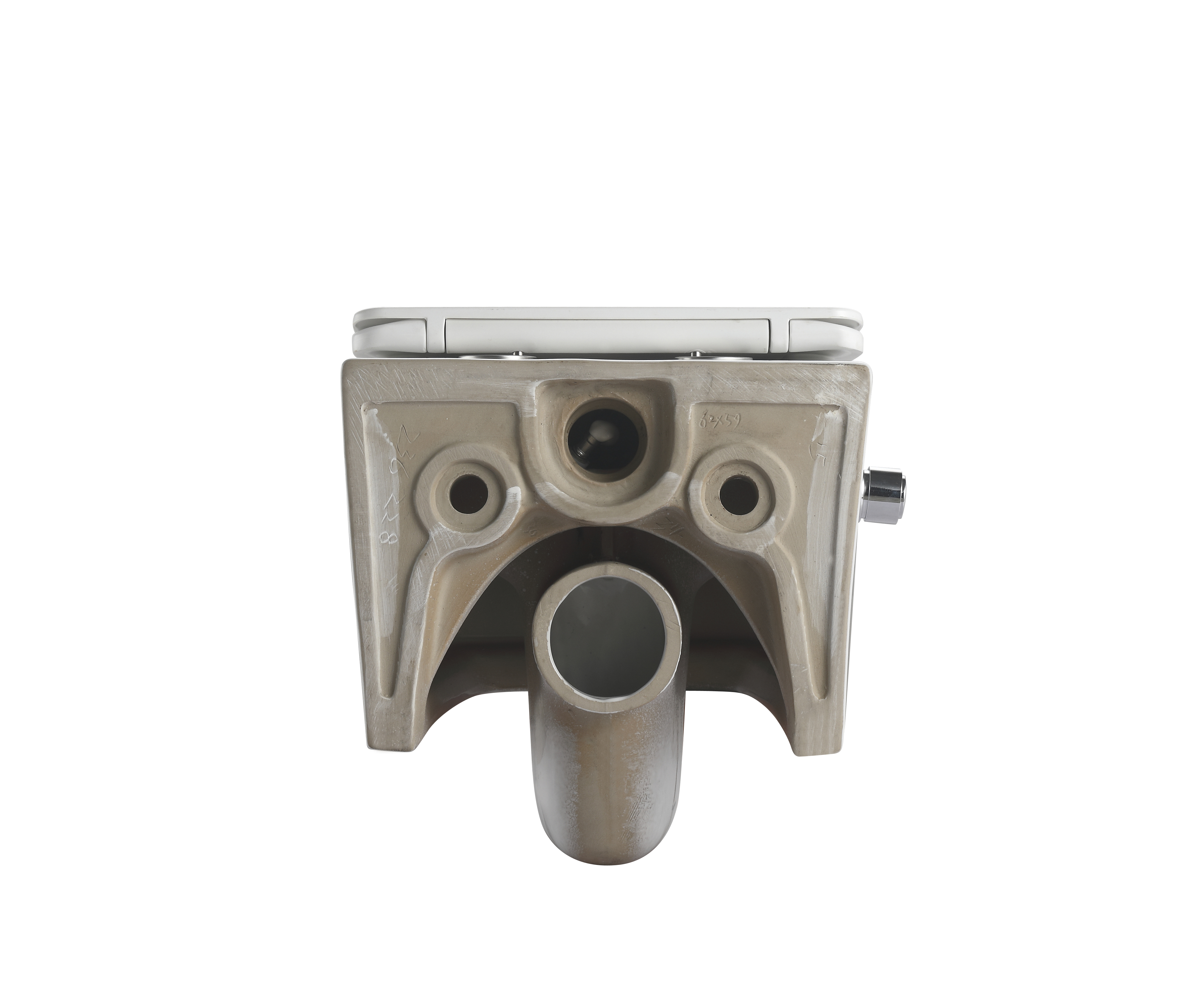 Wandhängendes Dusch-WC 2467D-BD – Hygienisch, Kompakt, Soft-Close