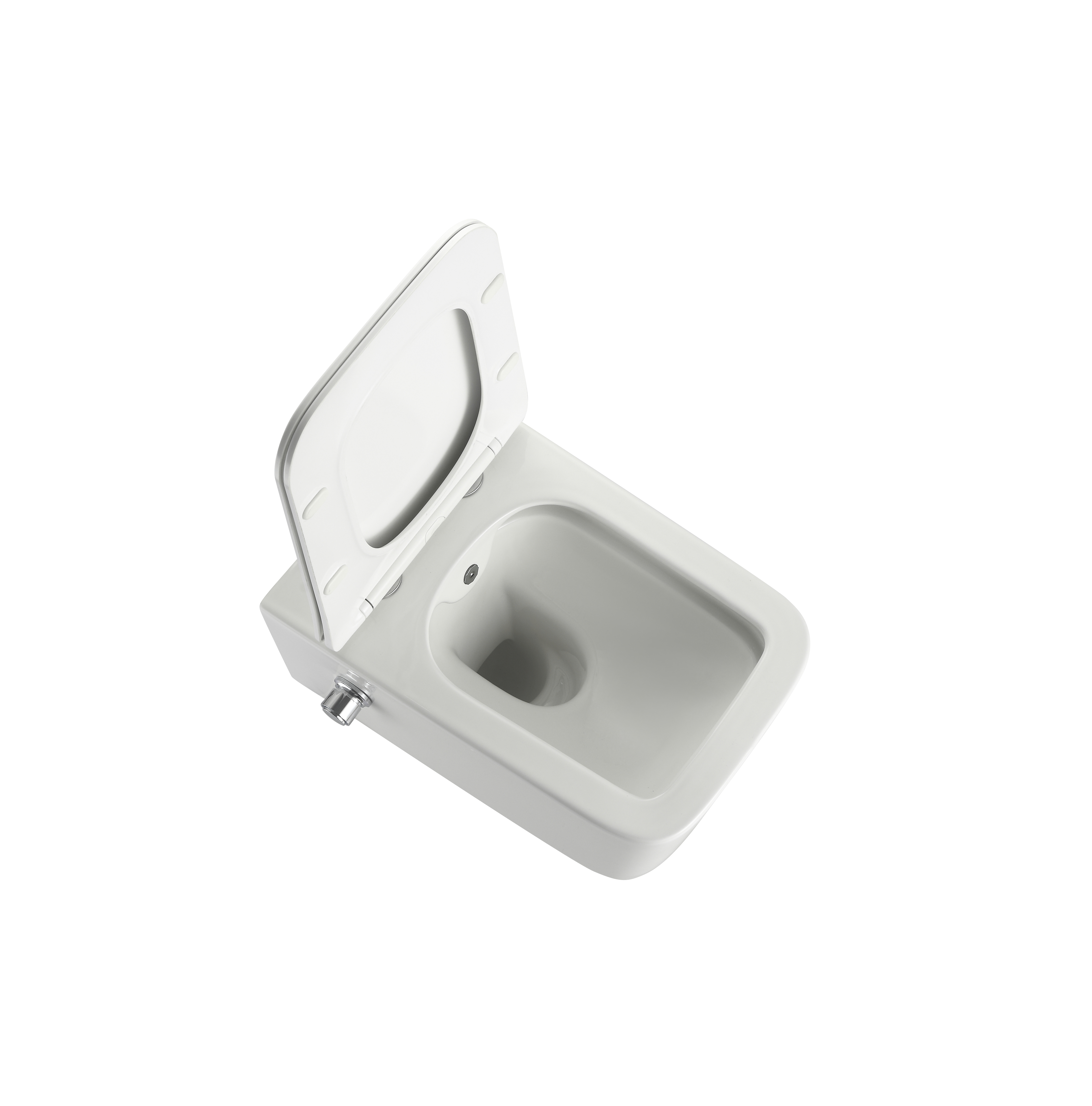 2467D-BD Rimless Wall Hung Toilet with Built-in Bidet Shower – Quiet, Hygienic & Space-Saving