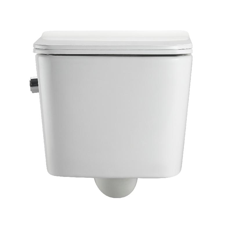 BF2467D-BD Wall-Hung Toilet with Integrated Bidet – Rimless Design & Shower Function