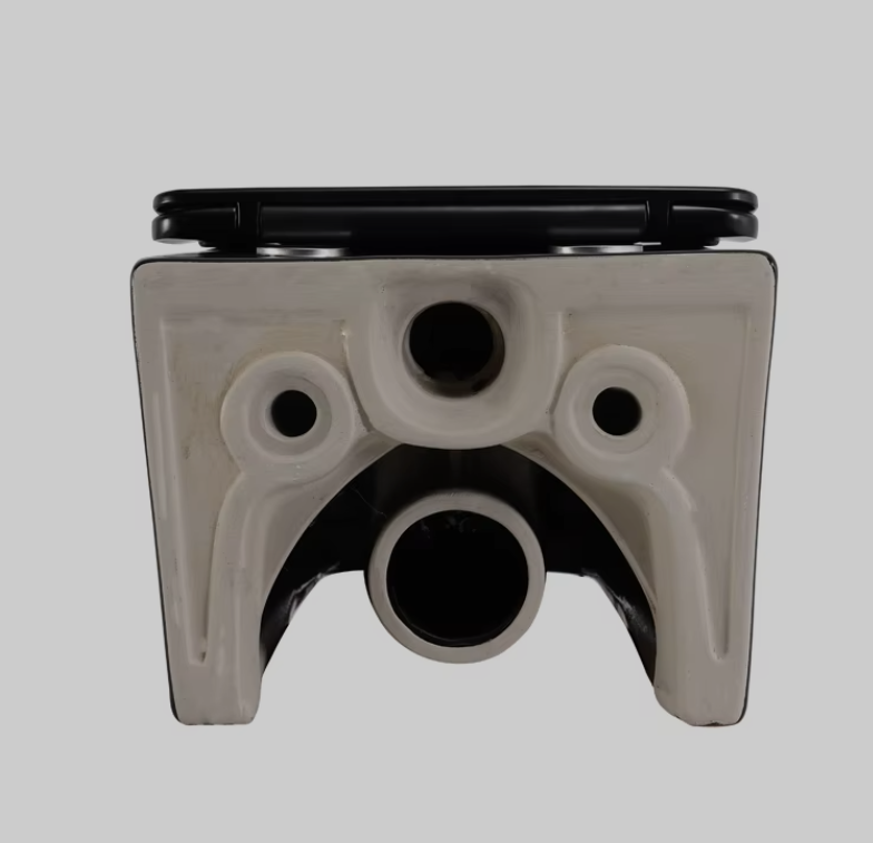 2467DB-MATT Rimless Wall Hung Toilet - Matte Black