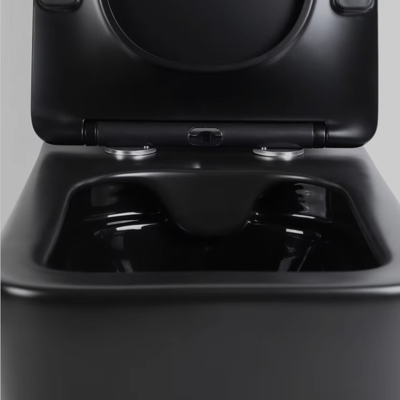2467DB-MATT Rimless Wall Hung Toilet - Matte Black