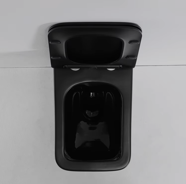 2467DB-MATT Rimless Wall Hung Toilet - Matte Black