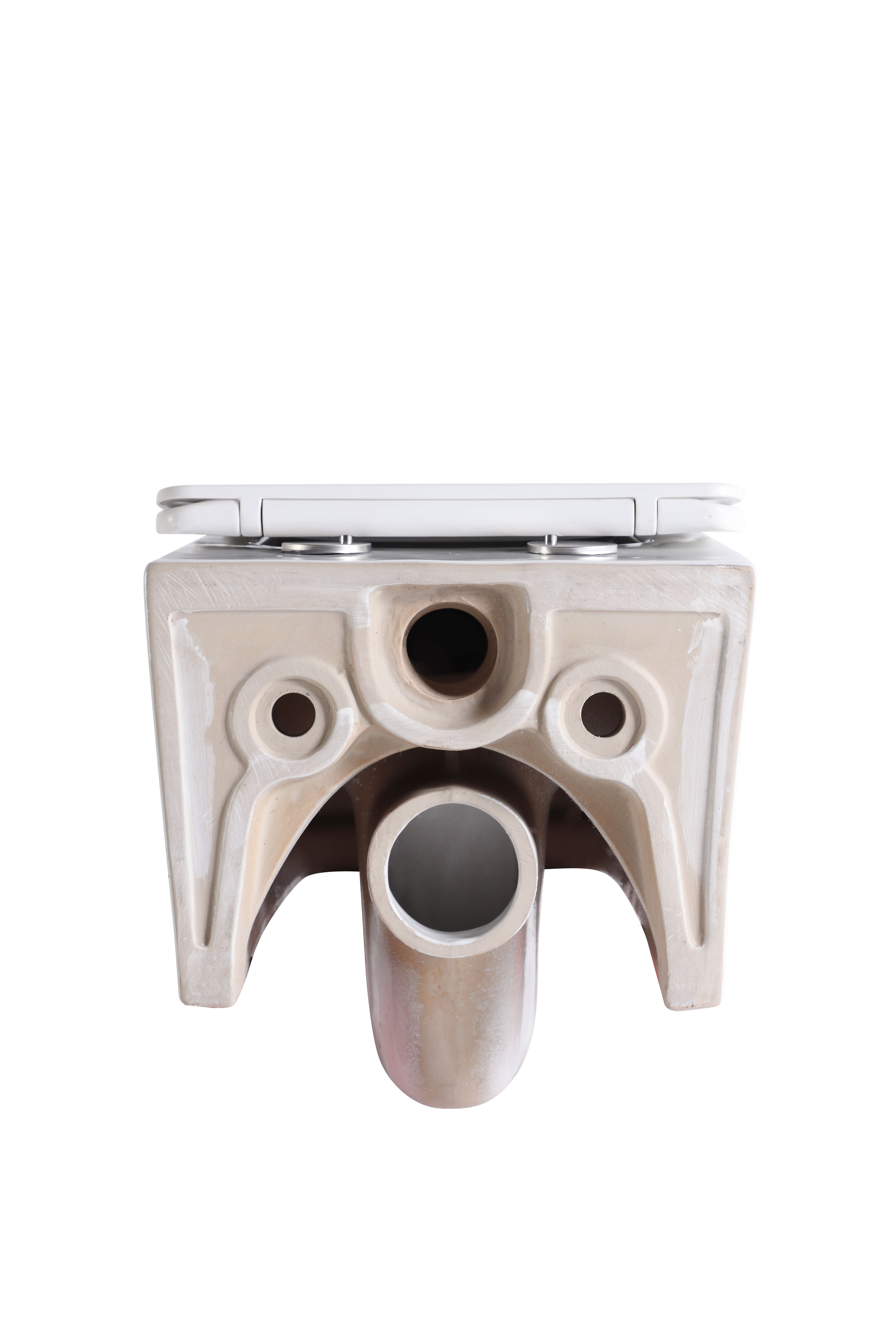 Rimless Wall Hung Toilet 2467D | Modern Square Ceramic Toilet