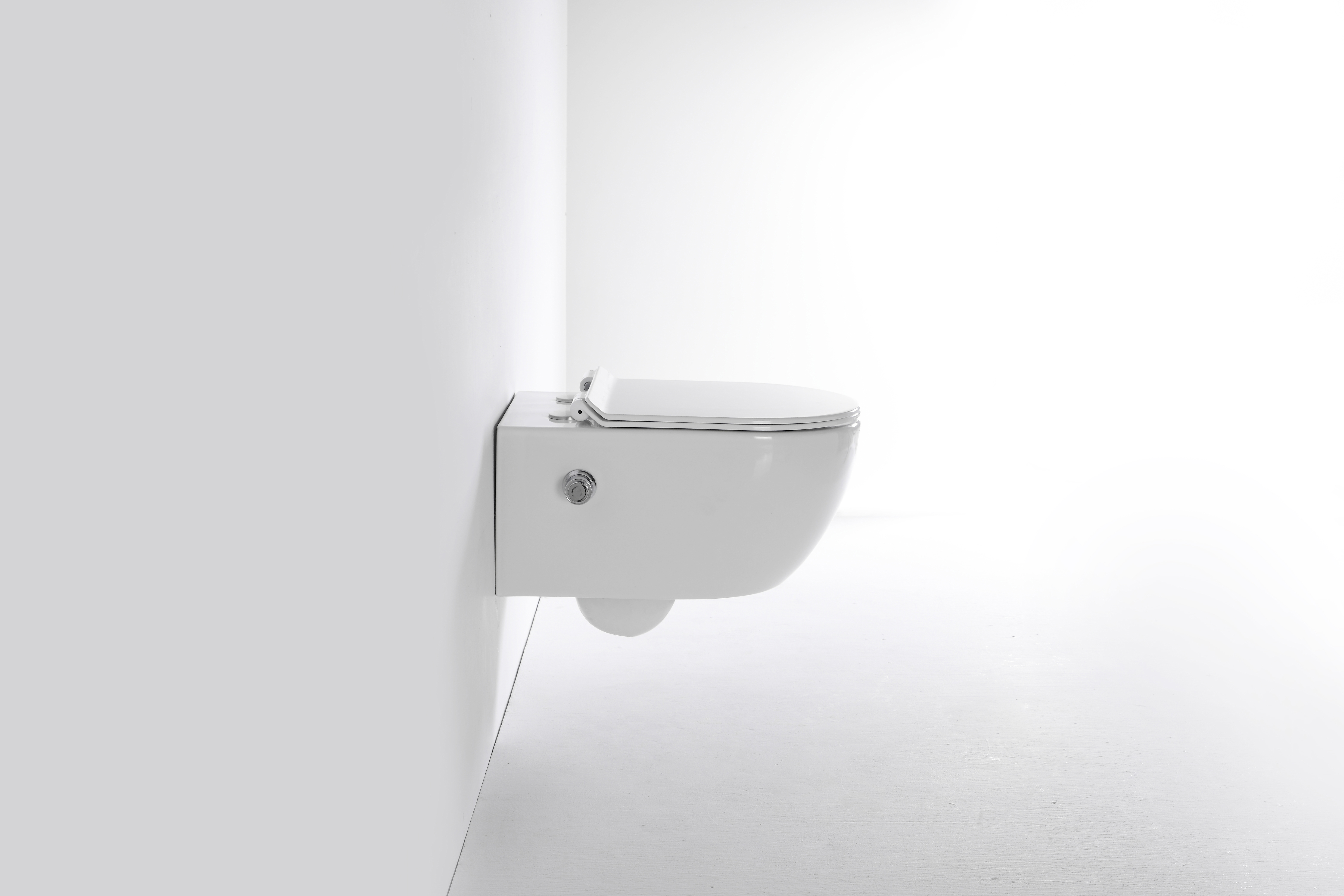 Modern Bidet Wall-Hung Toilet 2468A-BD – Hygienic & Water-Saving Ceramic WC