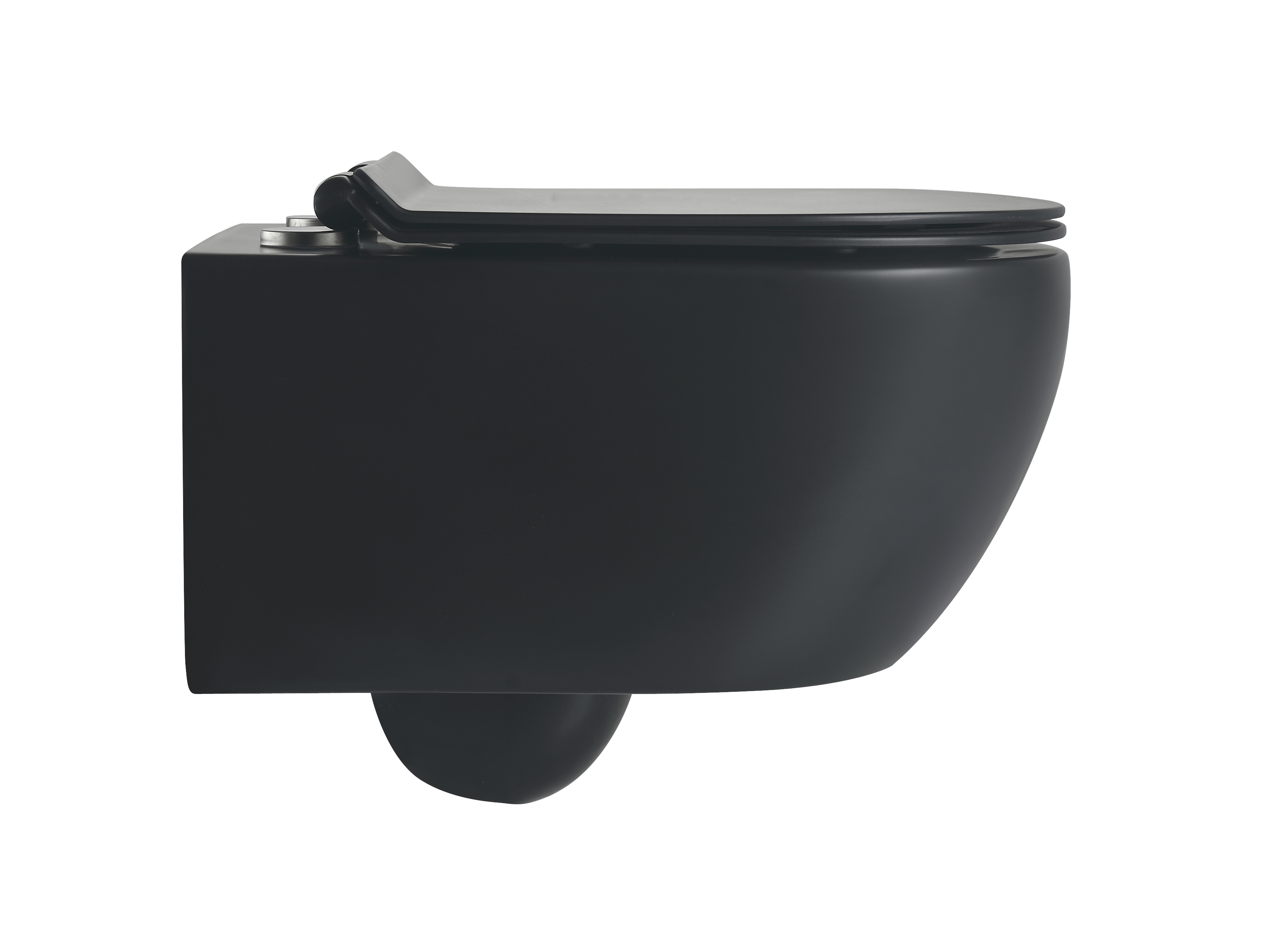 Toilette Suspendue 2468AB-MATT – Finition Noire Mate Moderne