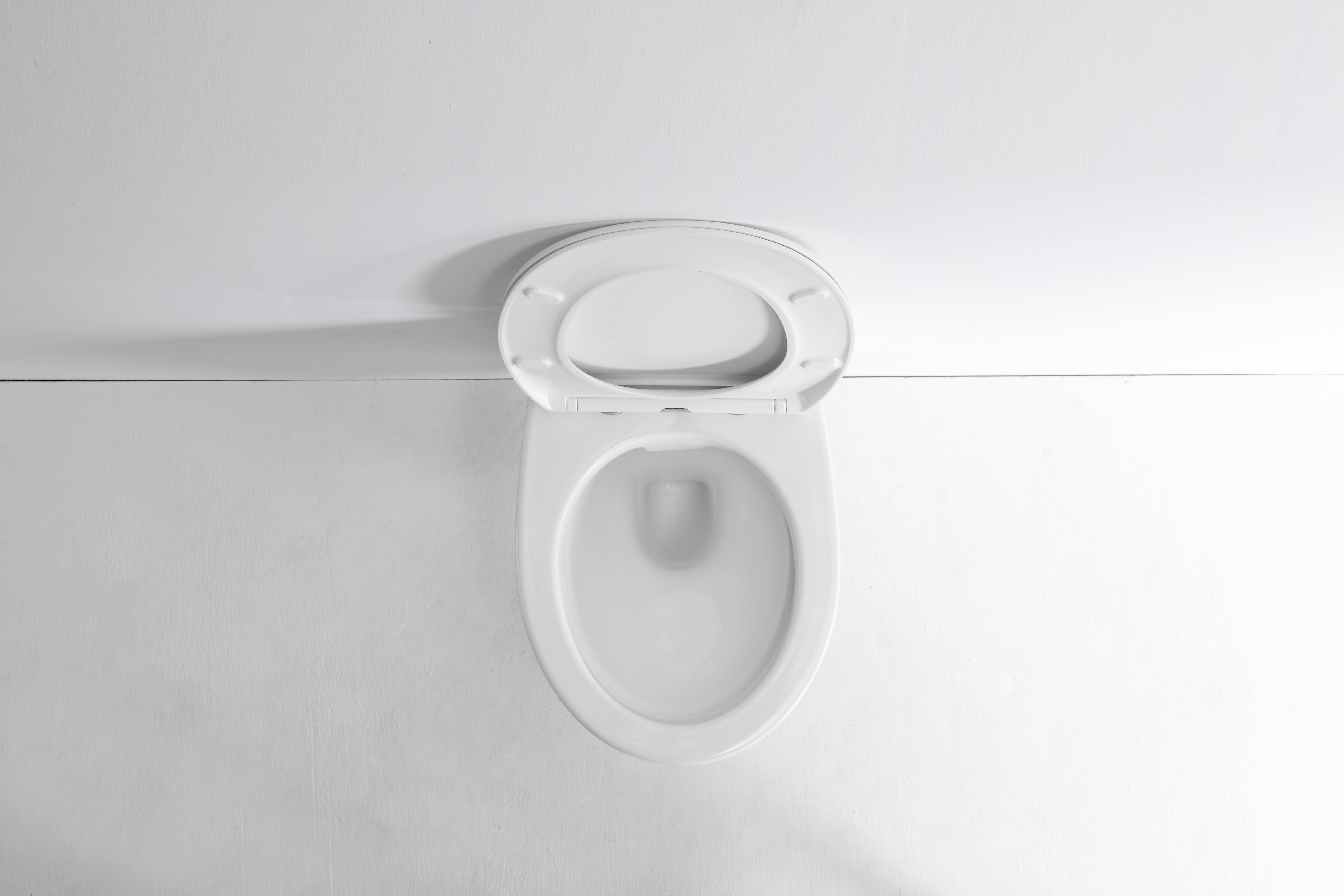 Wall-Hung Toilet 2475D - Oval Design, Soft Close Seat, Water-Saving Dual Flush