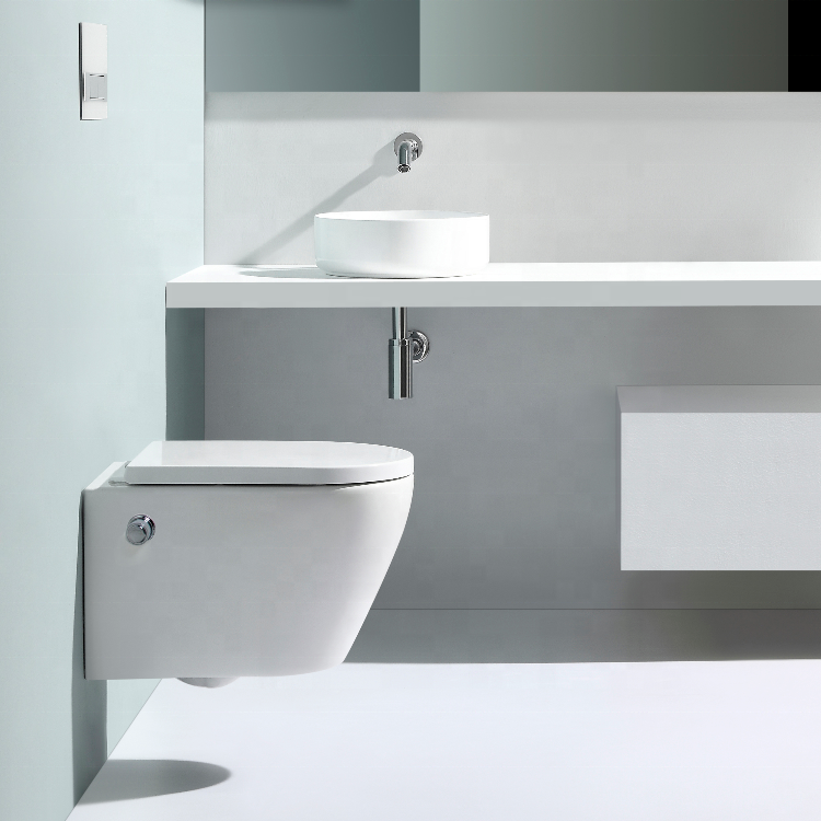 BF2476 Wall Hung Ceramic Toilet with New Vortex Washing