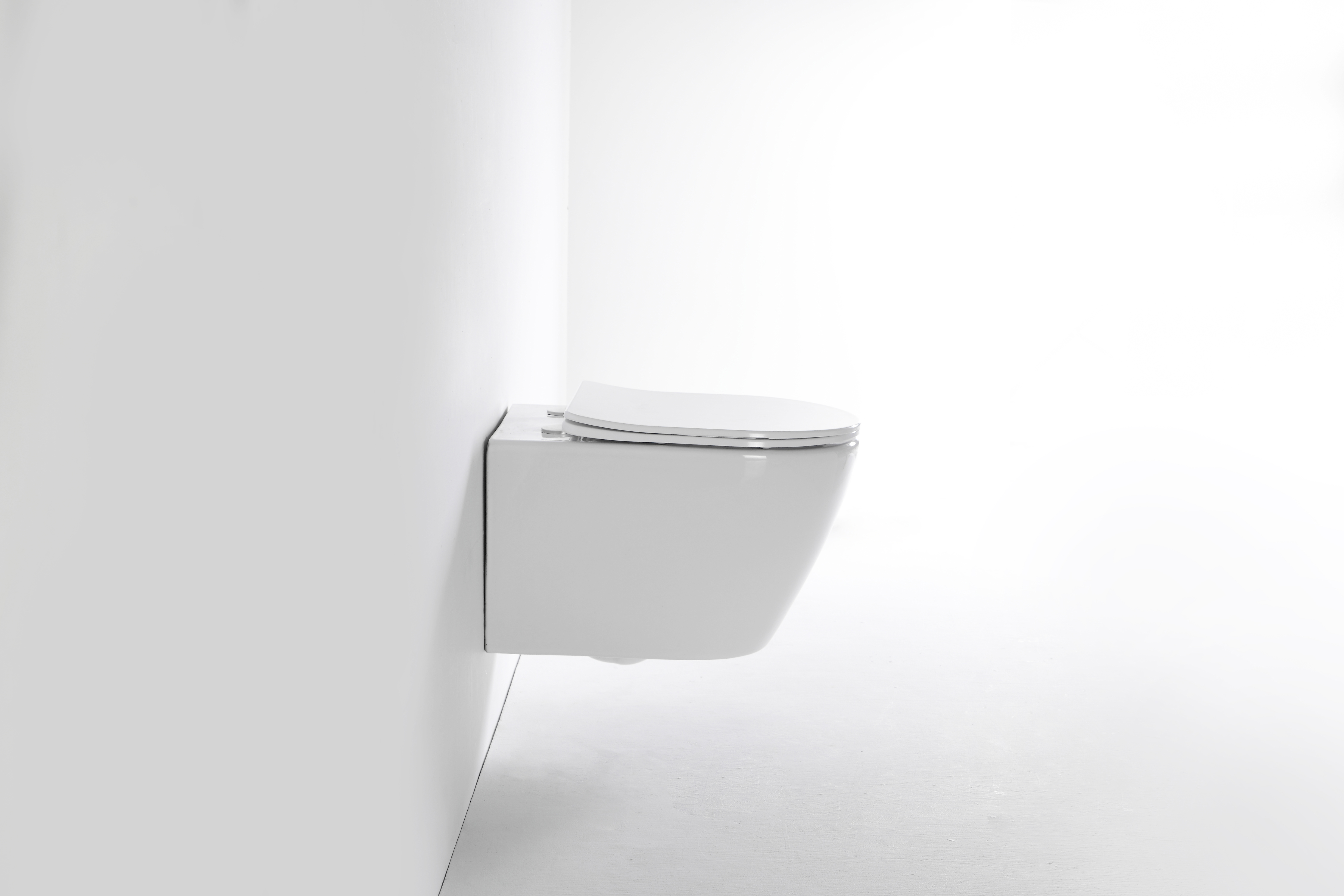 Wall Hung Toilet 2476D | Compact Modern Silent Flush Ceramic WC