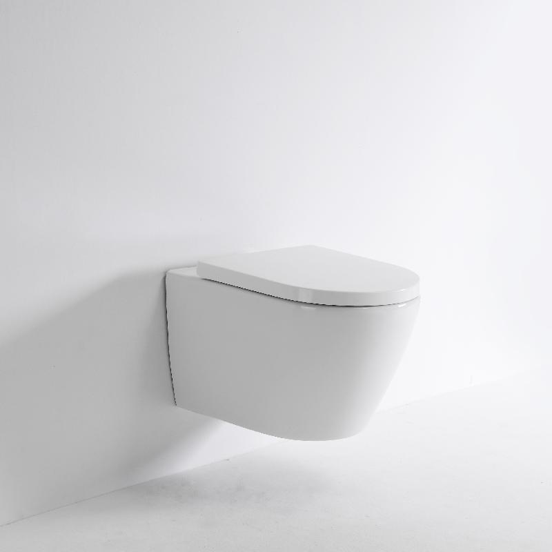 Quiet and Powerful Flushing Ceramic Wall Hung Toilet - Model BF2476
