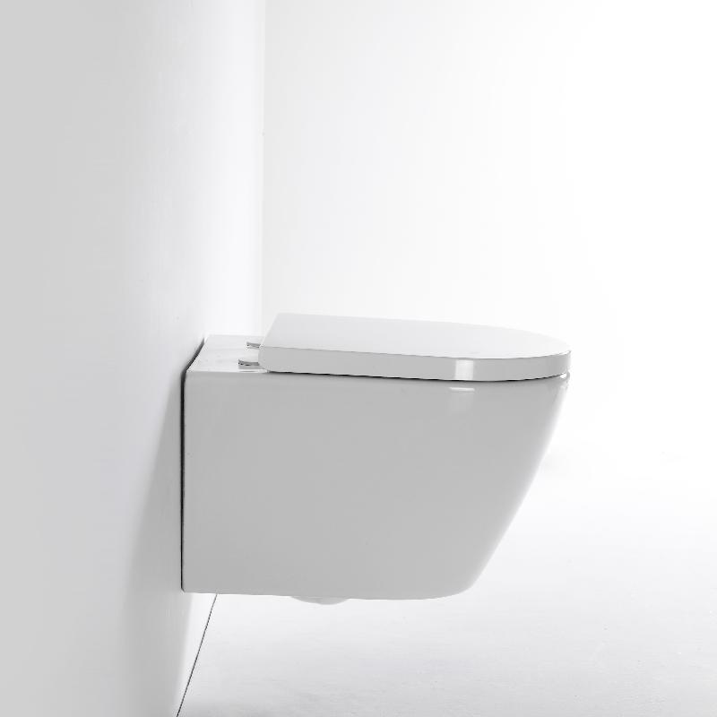 Quiet and Powerful Flushing Ceramic Wall Hung Toilet - Model BF2476