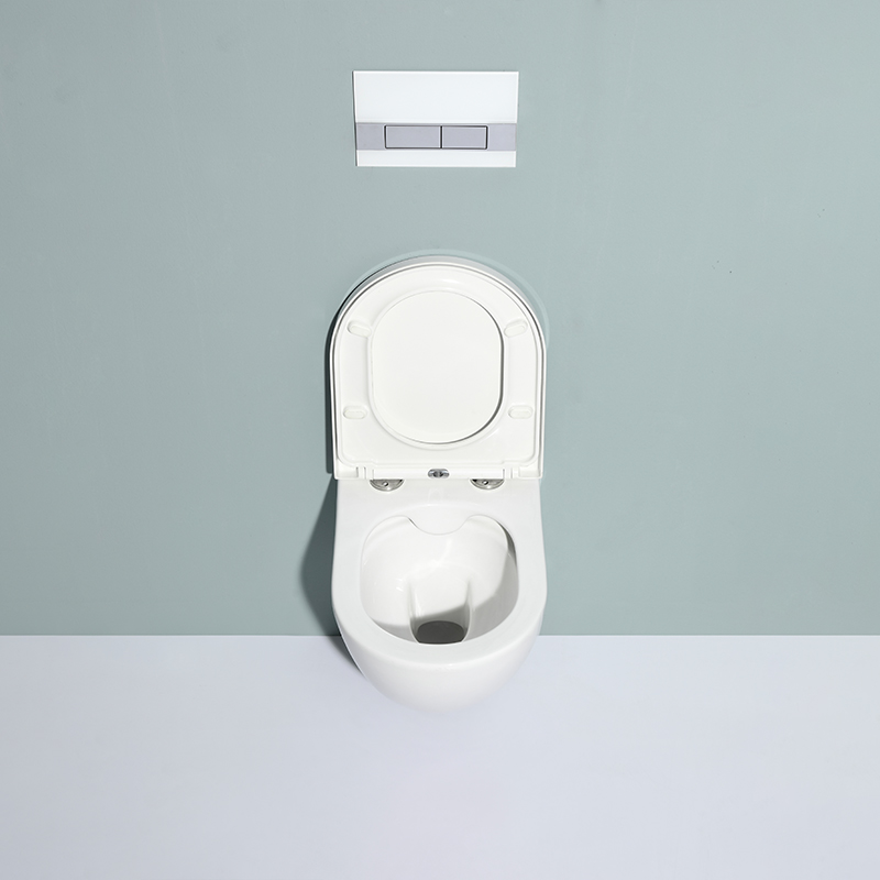WC sospeso moderno in ceramica con sedile soft-close UF