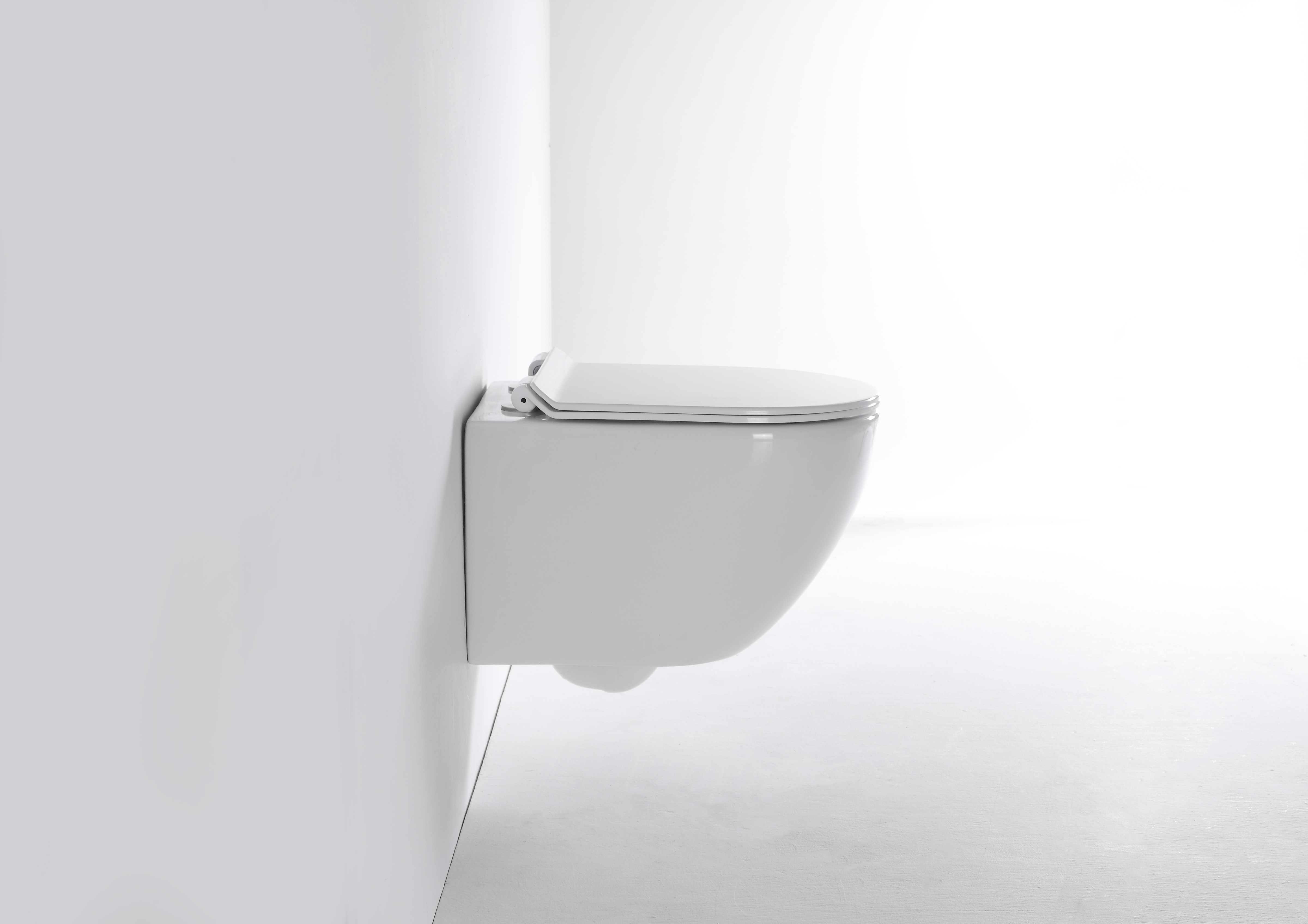 Toilette Murale 2478A – WC Suspendu Céramique Moderne Compact